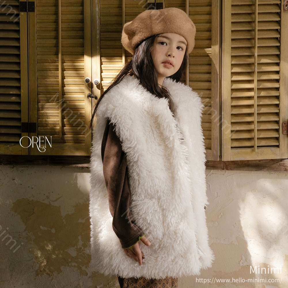 Oren Shirley Shearling Fur Vest 韓國童裝現貨