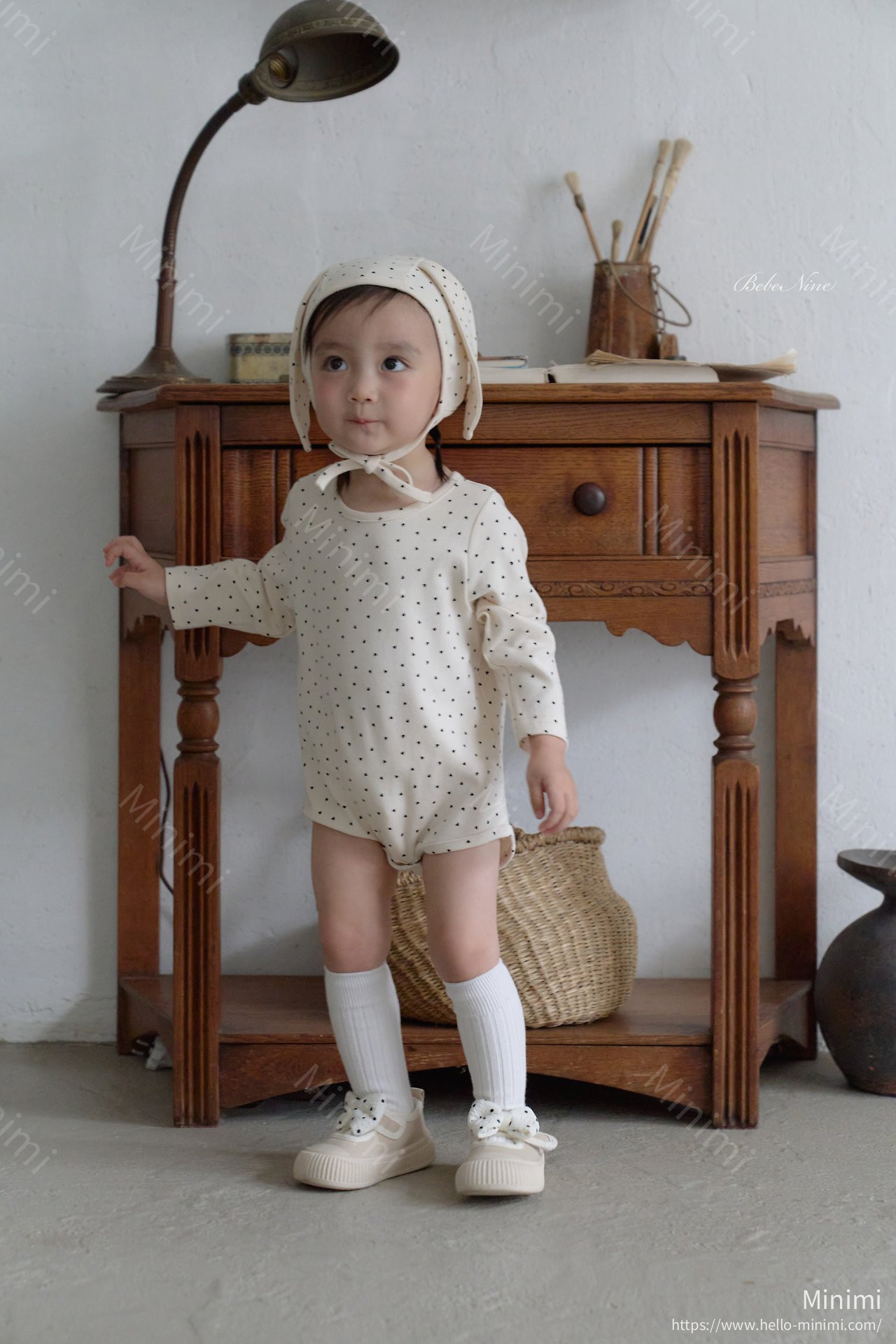 bebe nine Love Dot Bonnet 細節圖 8