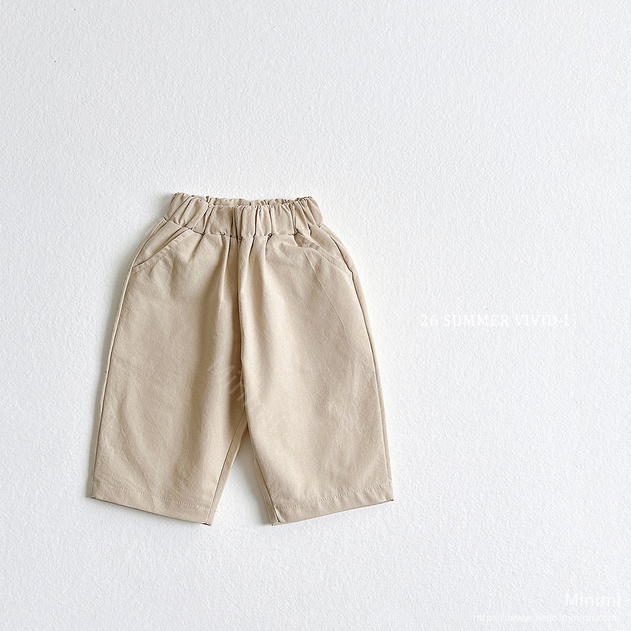 VIVID-I (Event) Cropped Basic Cotton Pants 細節圖 4
