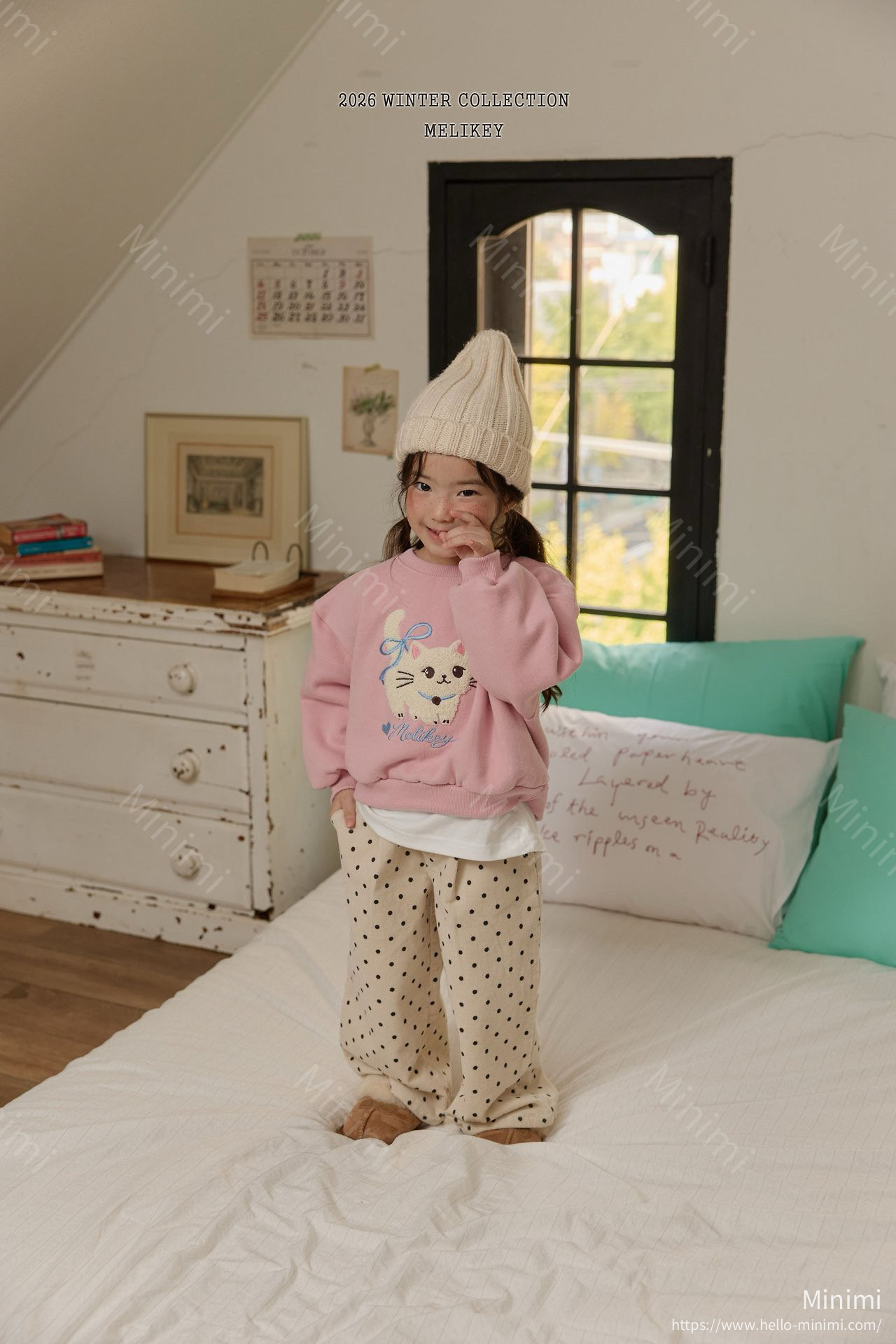 Melikey Polka Dot Corduroy Pants 細節圖 5