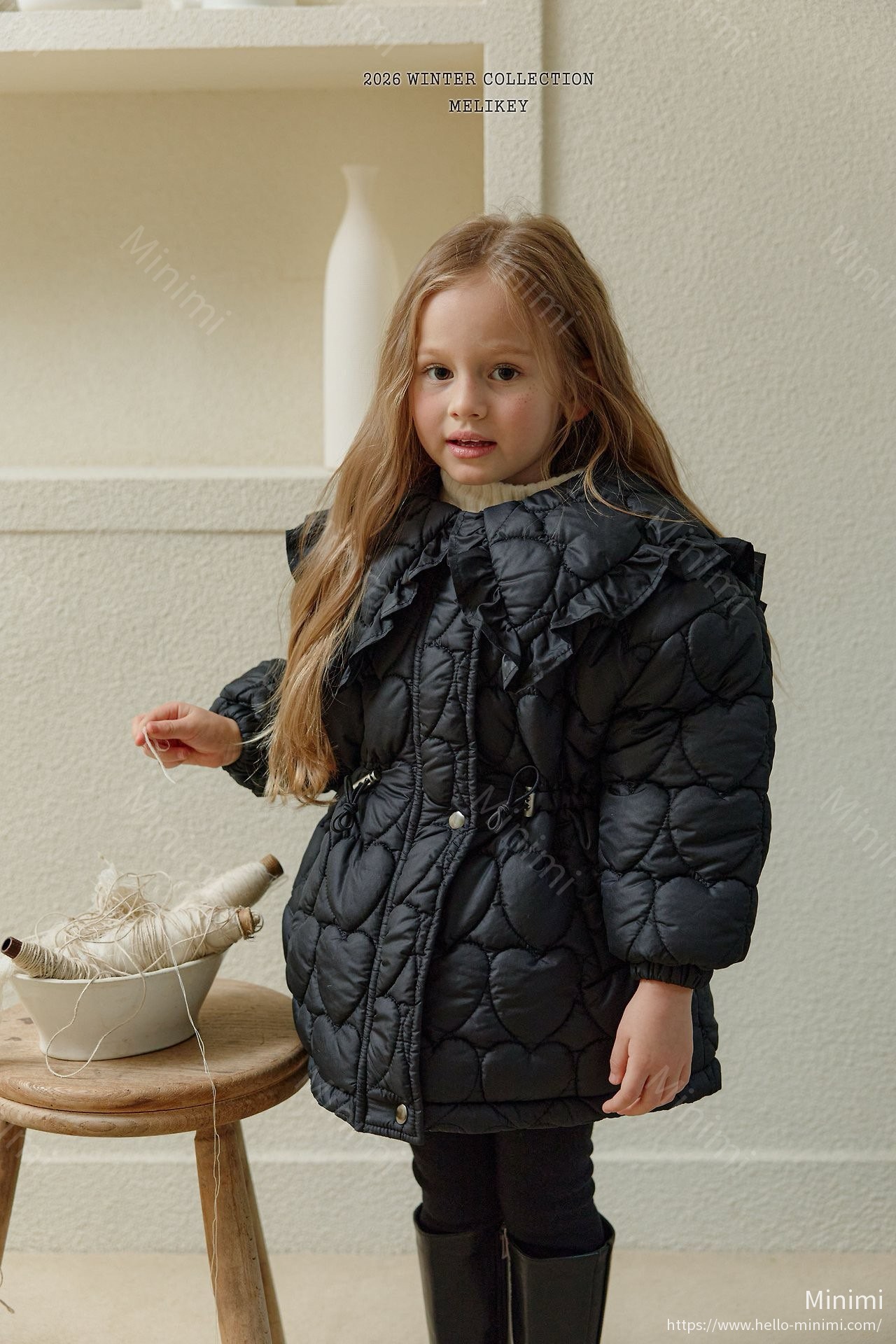 Melikey Heart Quilting Long Padding 細節圖 7