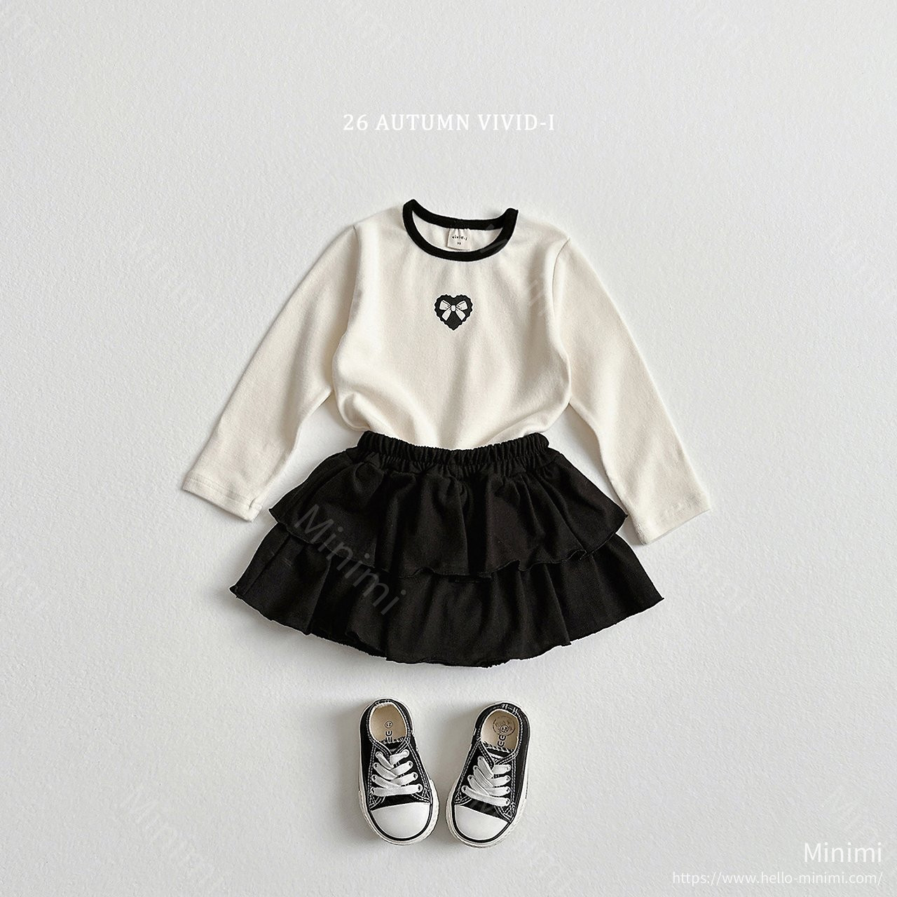 VIVID-I Ribbon Heart Span T-shirt 細節圖 11