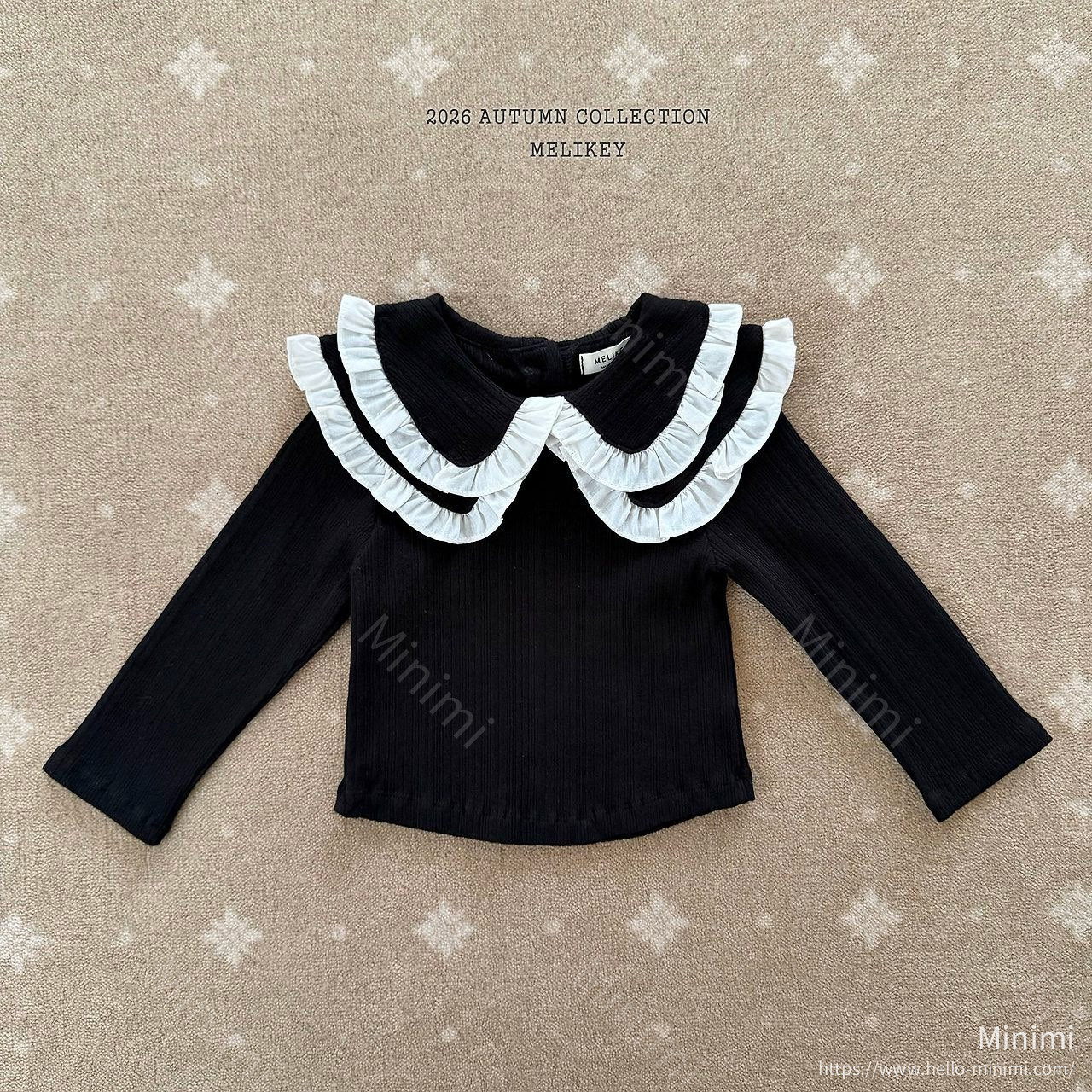 Melikey Double Collar T-shirt 細節圖 1