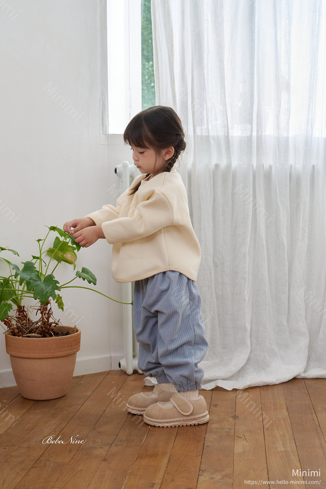 bebe nine Mona Brushed-Lining Sweatshirt 細節圖 5