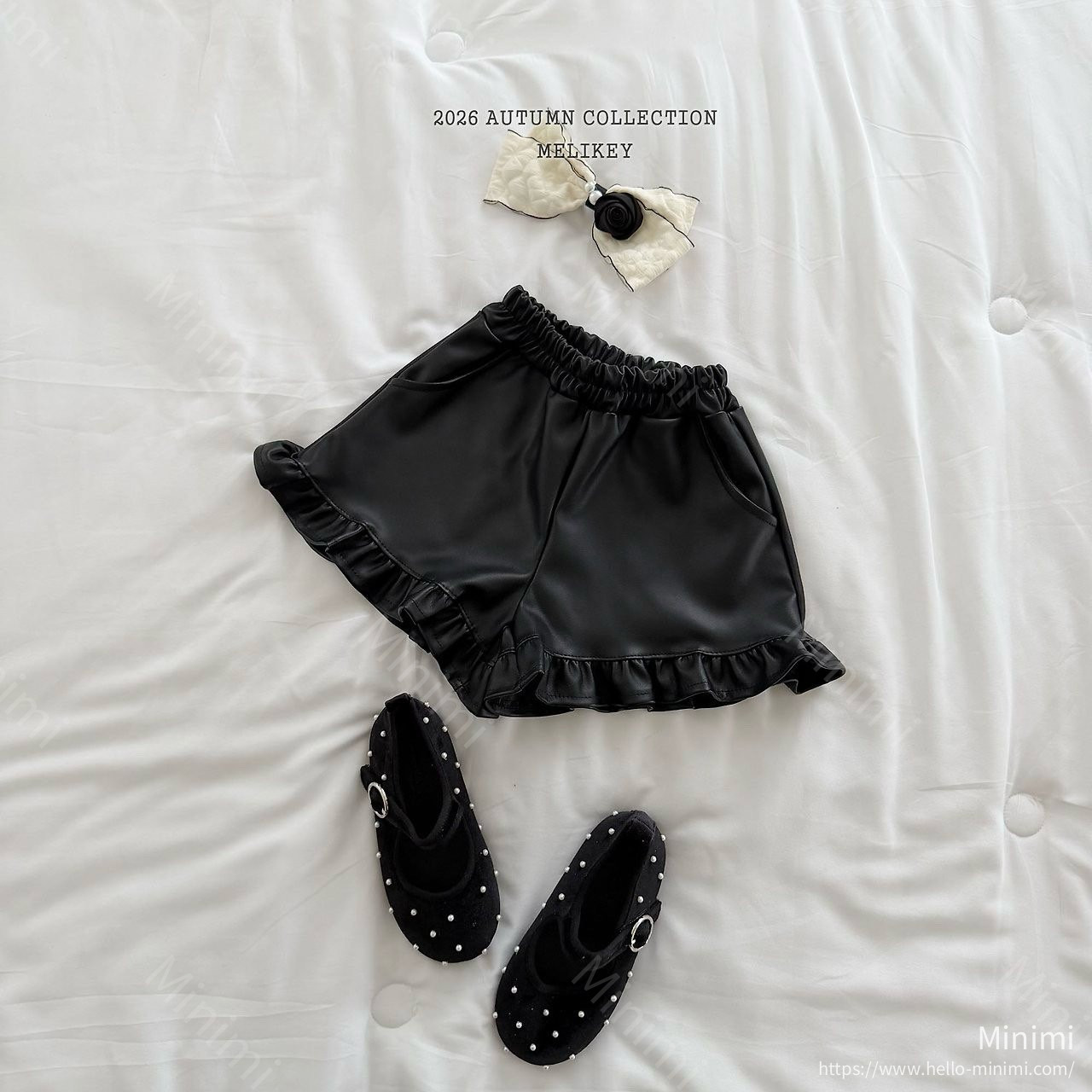 Melikey Leather Frill Shorts 細節圖 3