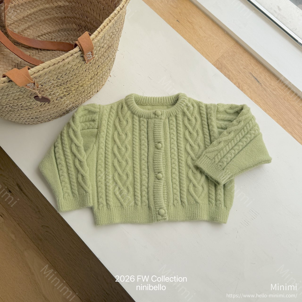 ninibello Mauve Knit Cardigan 細節圖 2