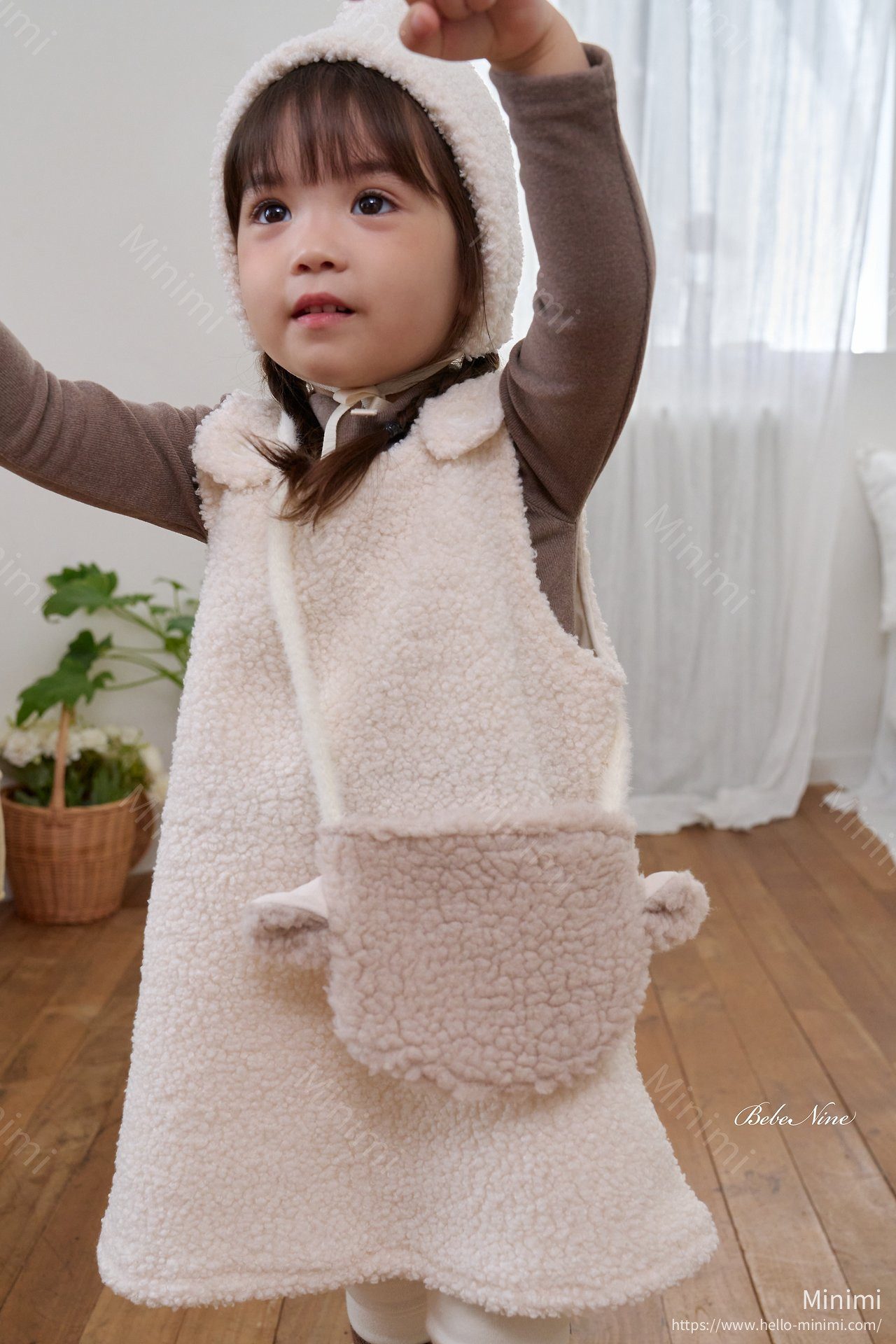 bebe nine Poodle Pinafore Dress 細節圖 12