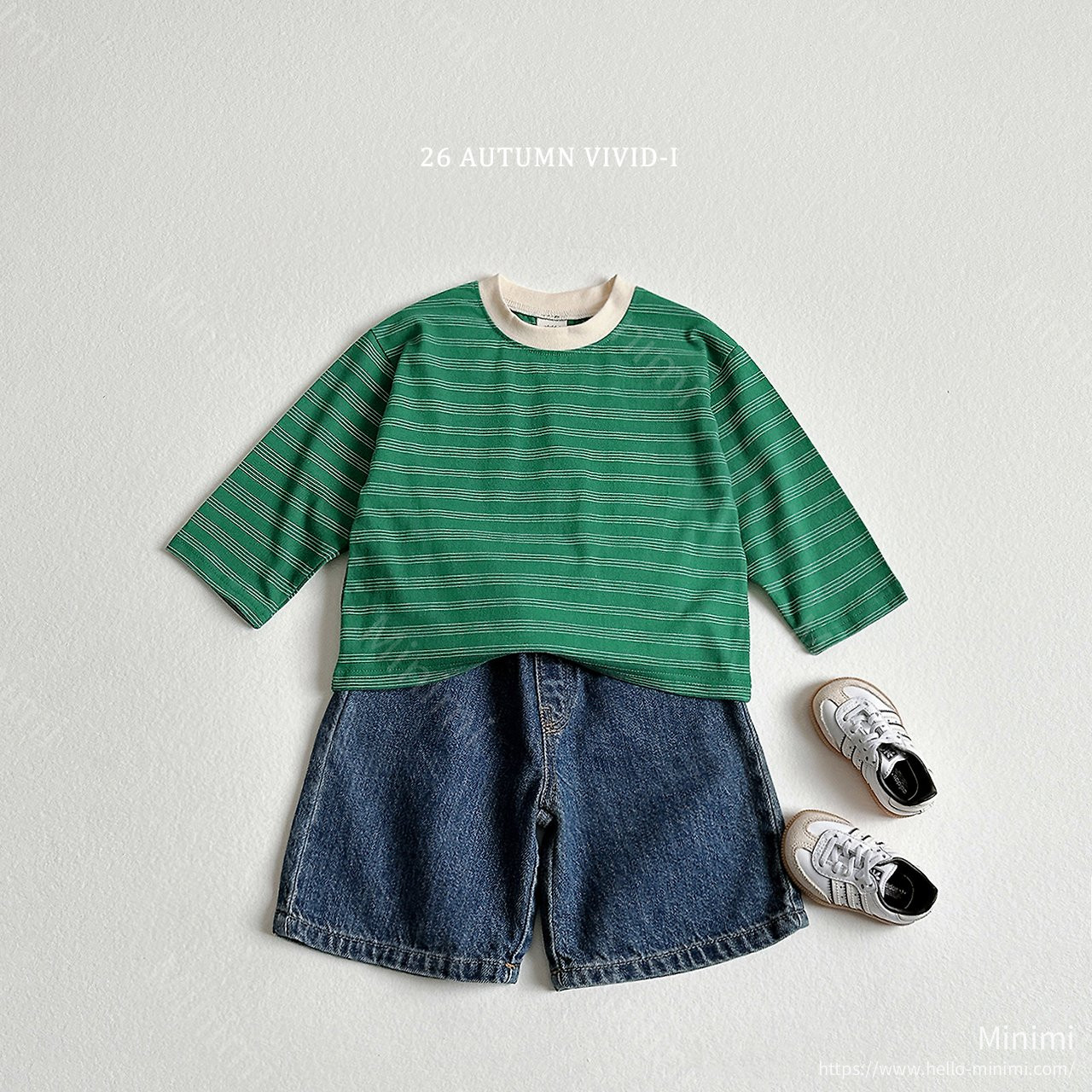 VIVID-I Stripe Smile Label T-shirt 細節圖 8
