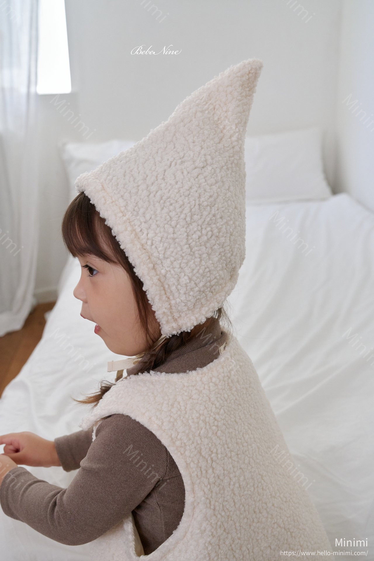 bebe nine Poodle Pointed Bonnet 細節圖 16