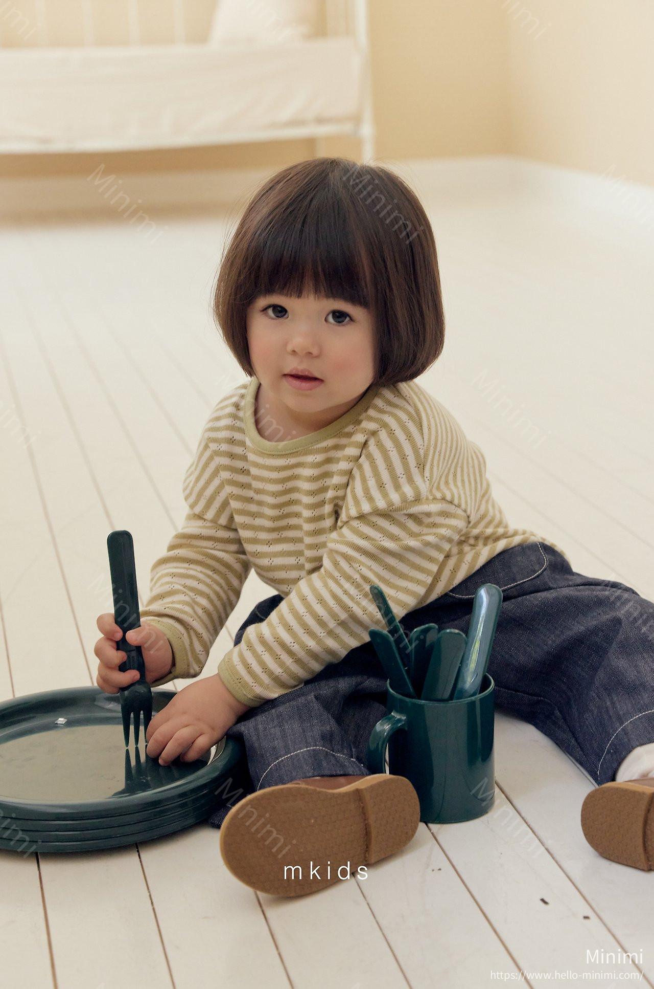 mkids Bonbon Stripe Tee 細節圖 12