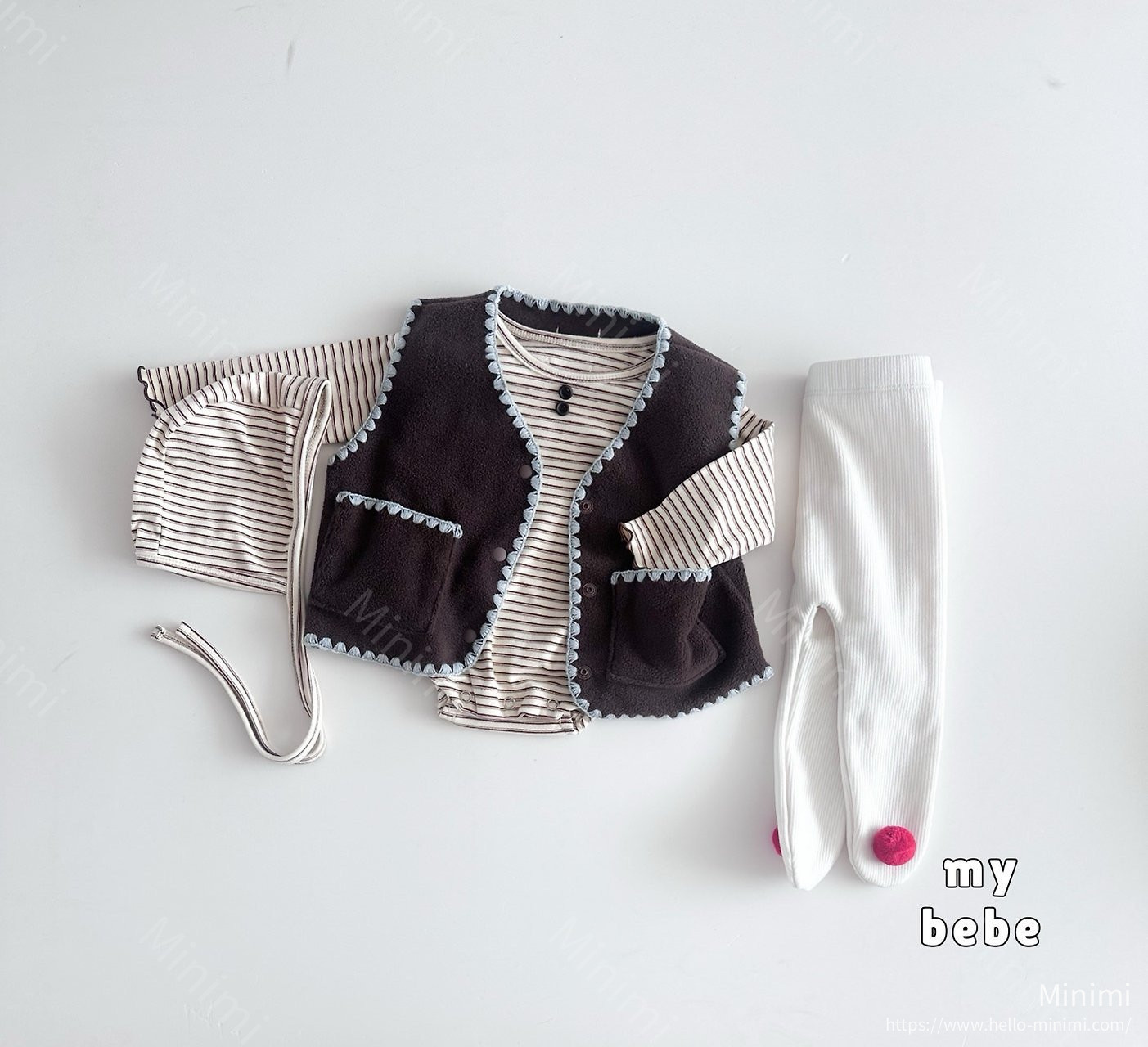 my_bébé Button Suit Set 細節圖 7