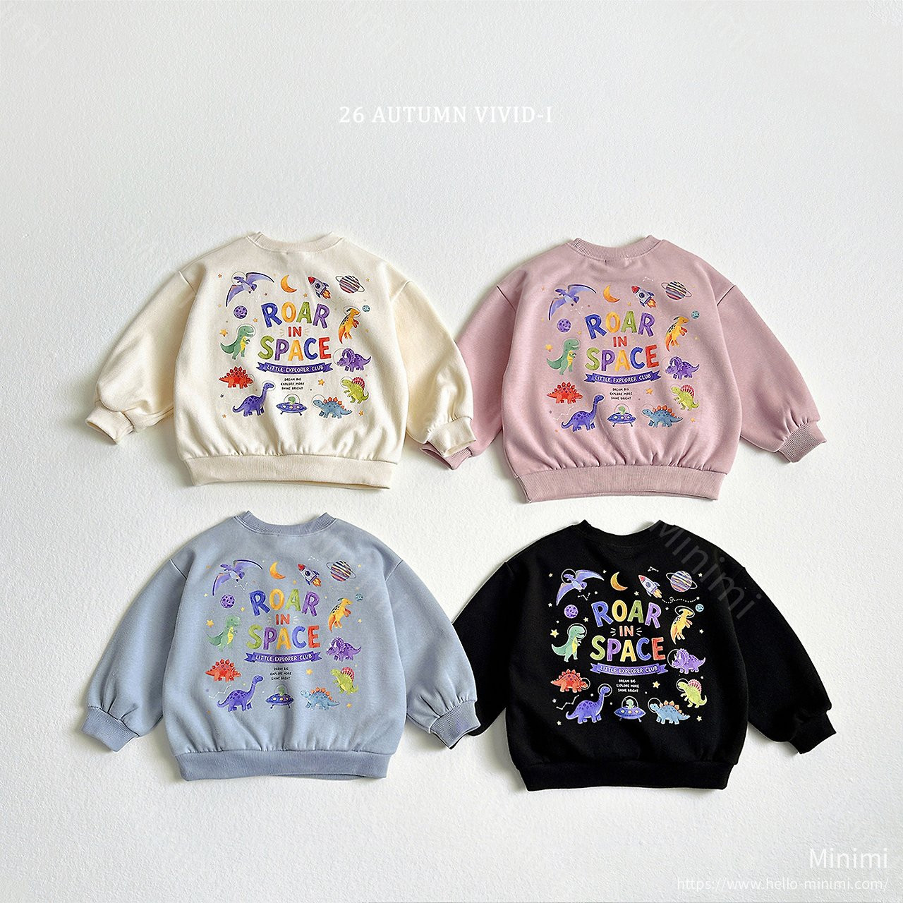 VIVID-I Space Dino Sweatshirt 韓國童裝現貨