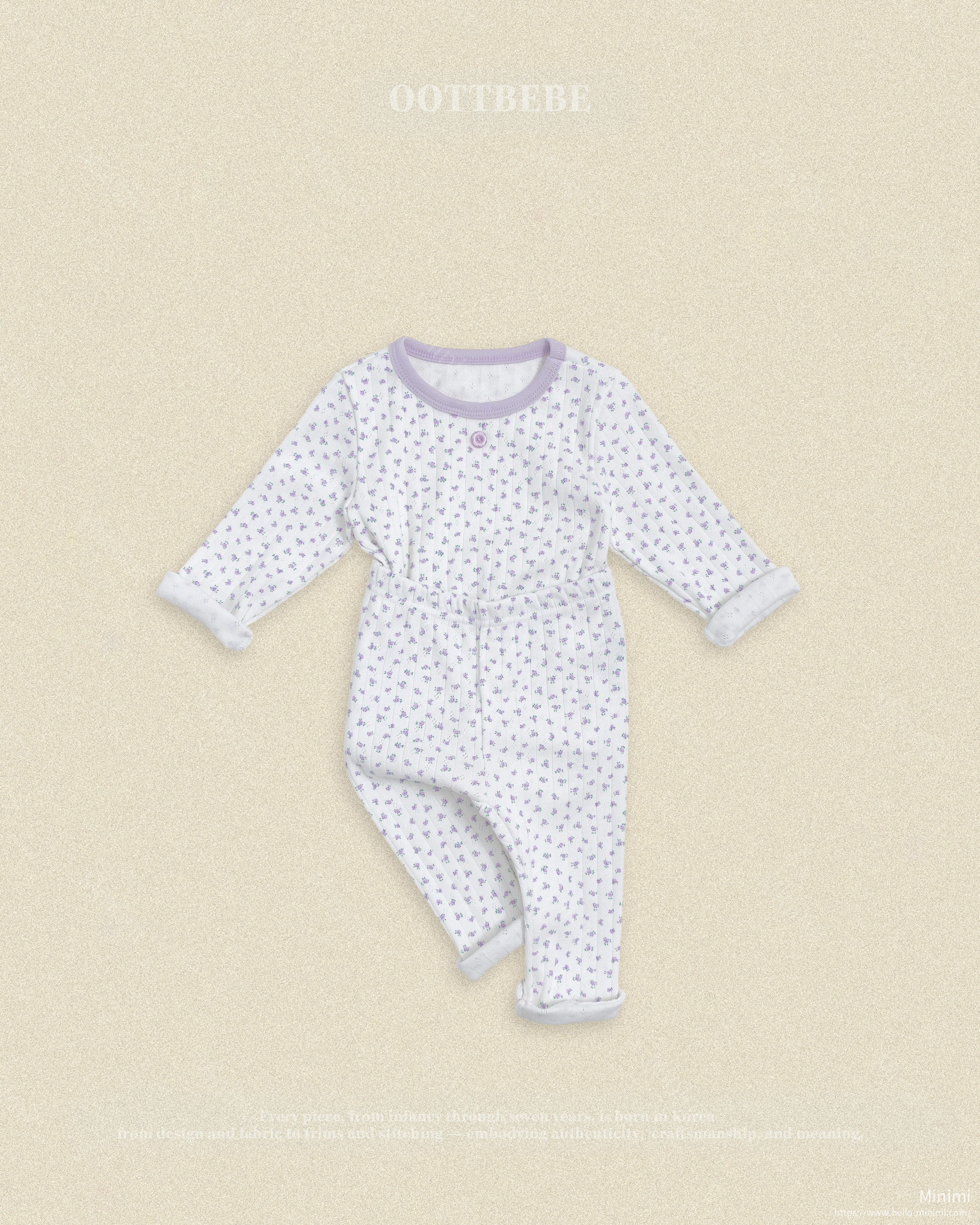 oott bebe Coco Flower Loungewear 細節圖 4