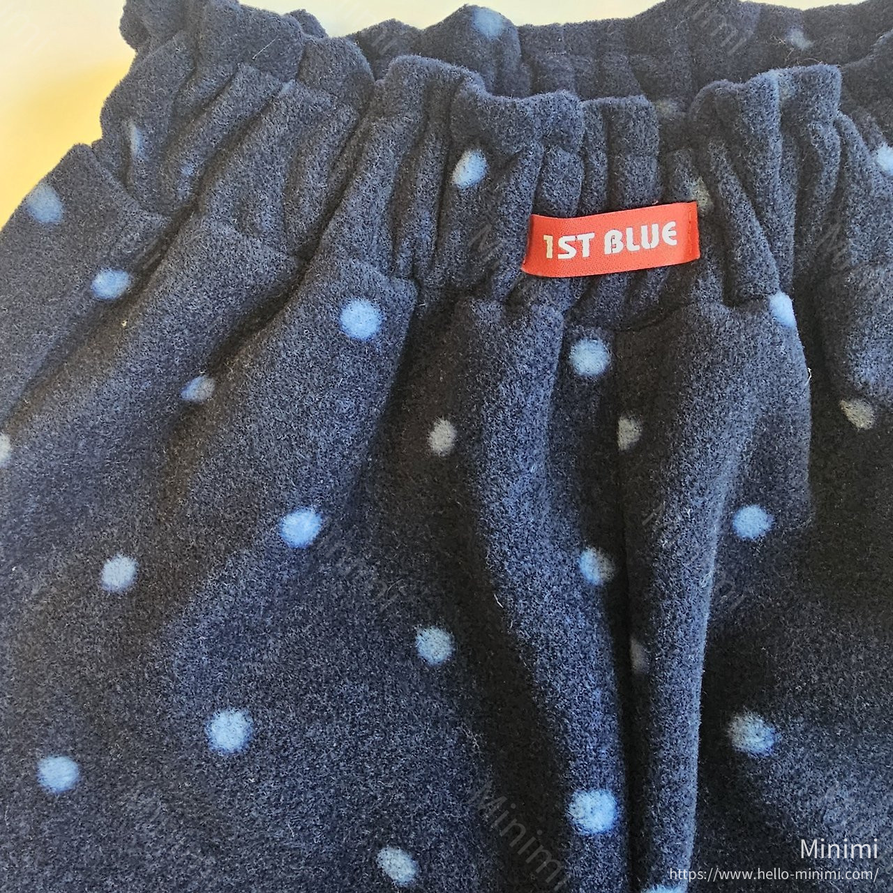 1st BLUE Fleece Frill Pants 細節圖 2