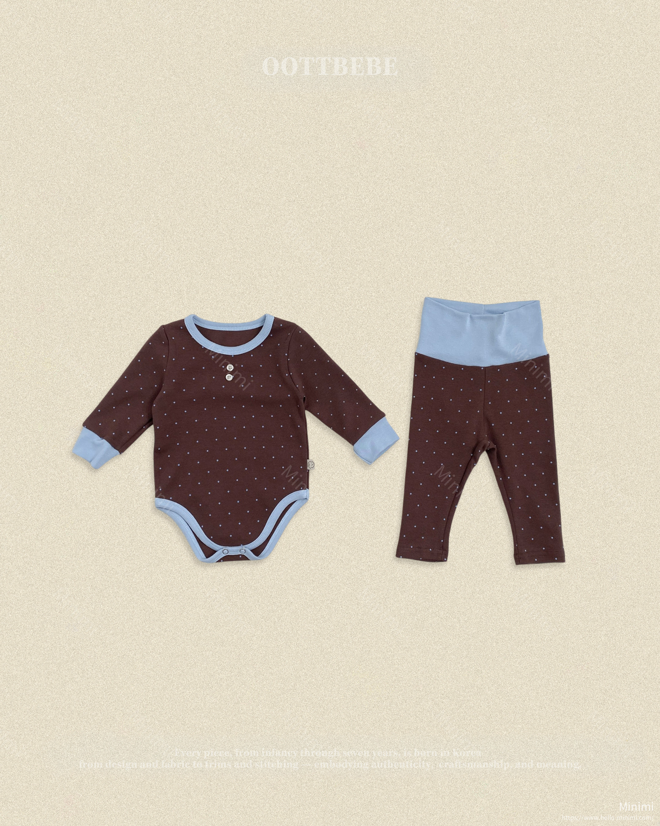 oott bebe Chouchou Dot Bodysuit 細節圖 4