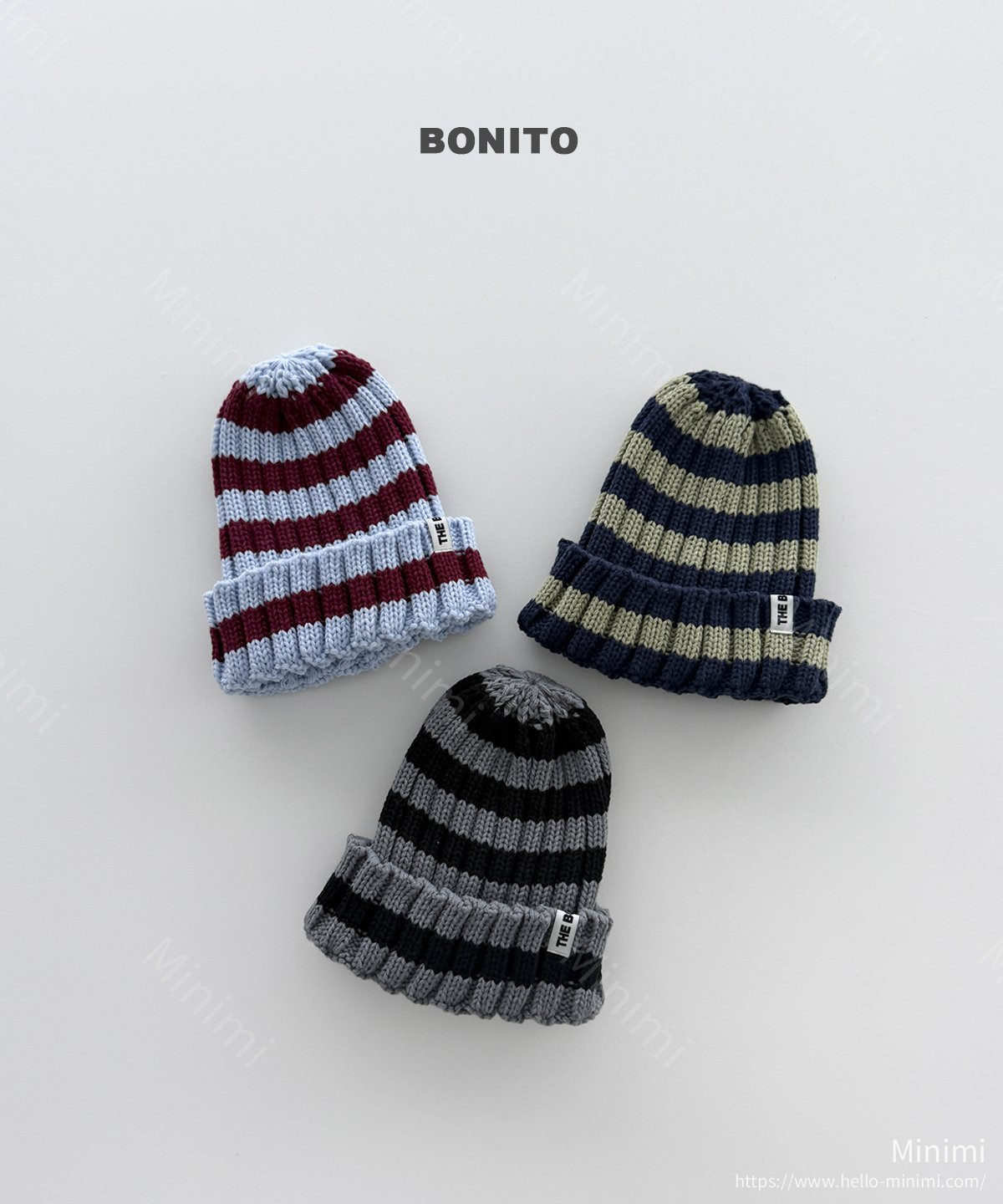 Two-Tone Knit Beanie