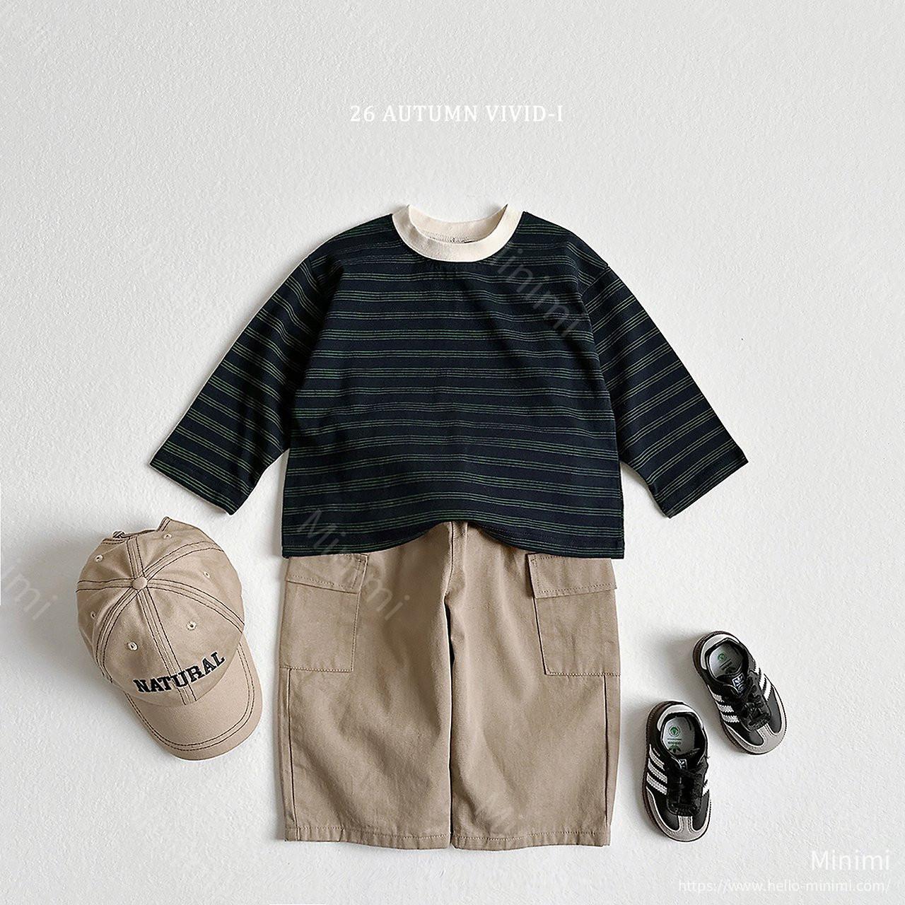 VIVID-I Stripe Smile Label T-shirt 細節圖 14