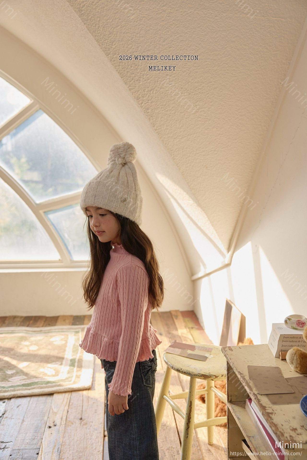 Melikey Cable Knit Frill Tee 細節圖 3