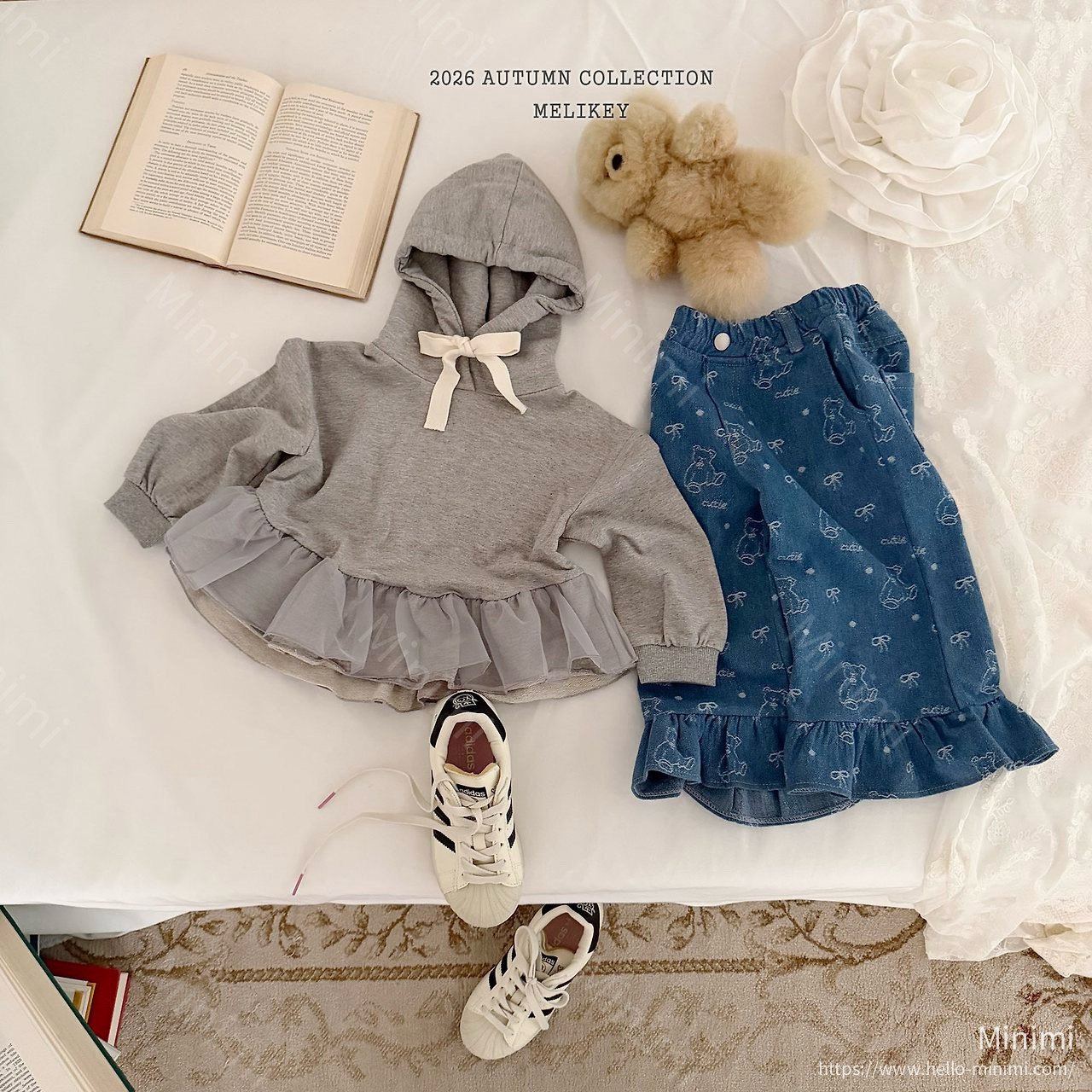 Melikey Cha-cha Frill Hooded T-shirt 細節圖 9