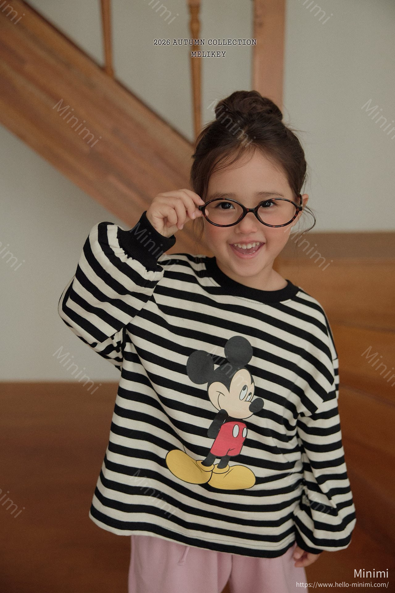 Melikey Mickey Ribbed Hem T-shirt 細節圖 30