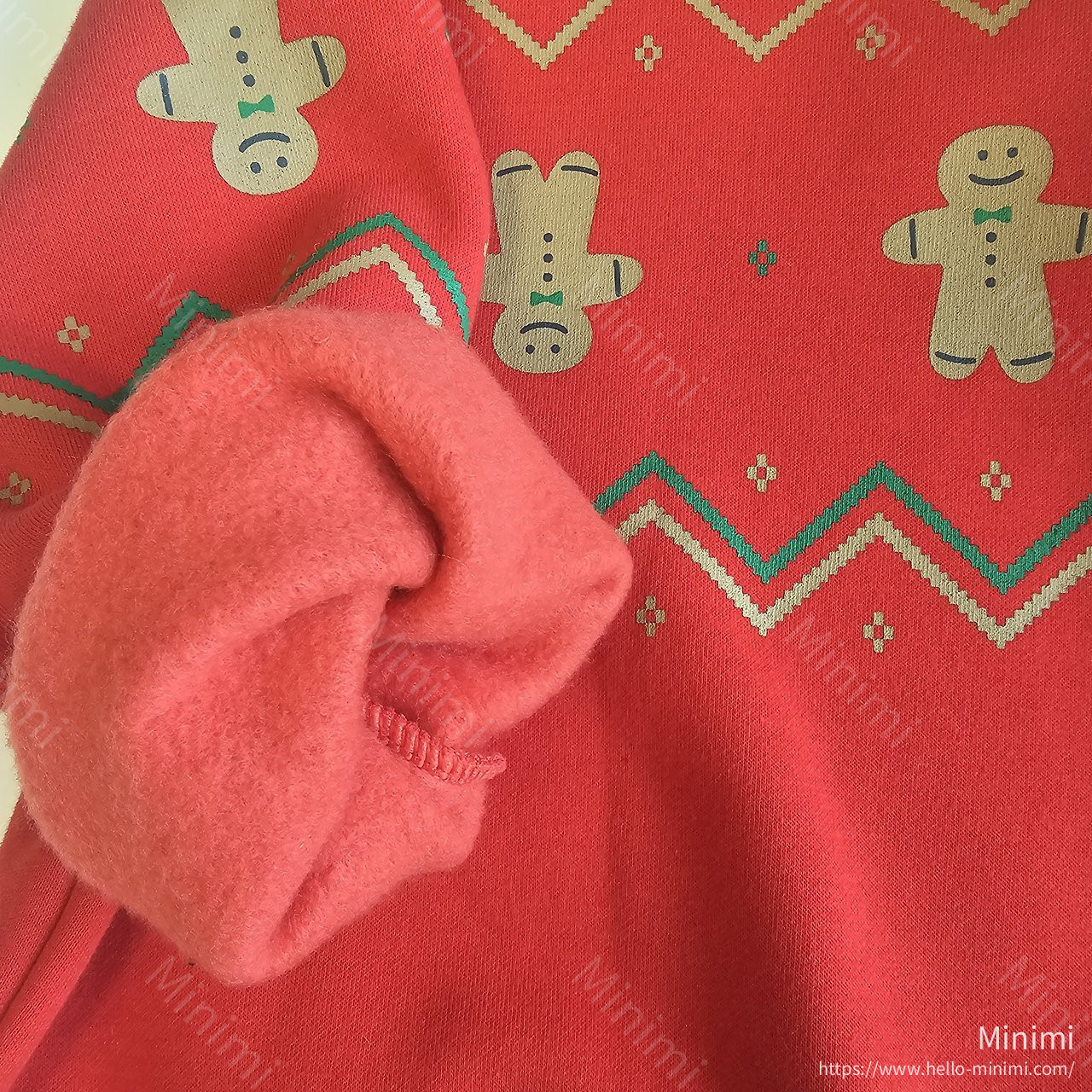 1st BLUE Christmas Rudolph Cookie Sweatshirt 細節圖 12