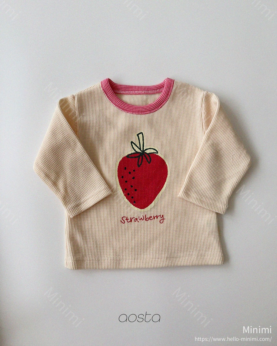 Aosta atelier Strawberry T-Shirt 細節圖 5