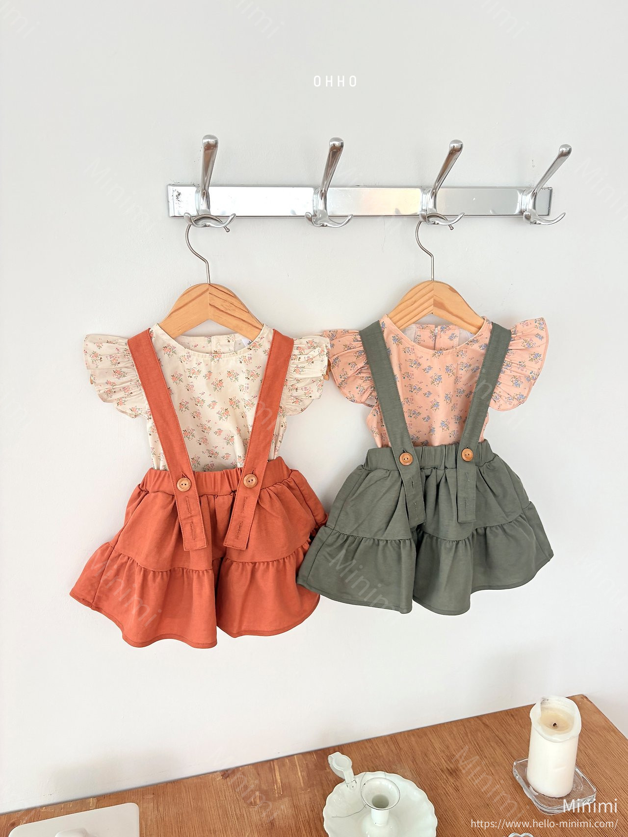 OHHO Forest Shirring Strap Skirt 細節圖 5