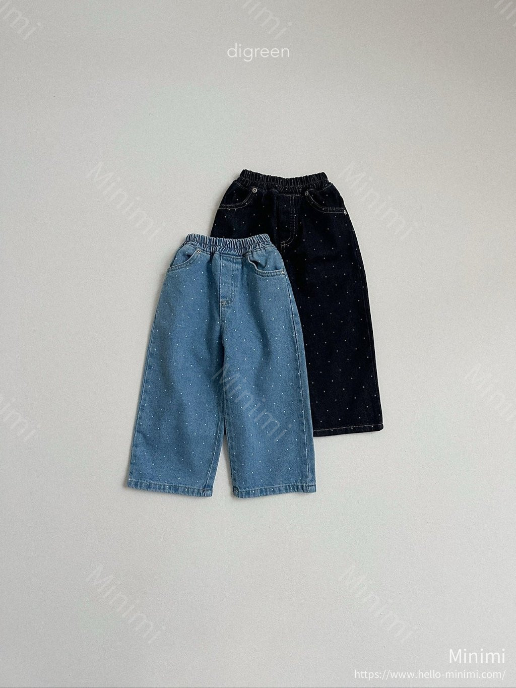 digreen Dot Denim Pants 細節圖 3