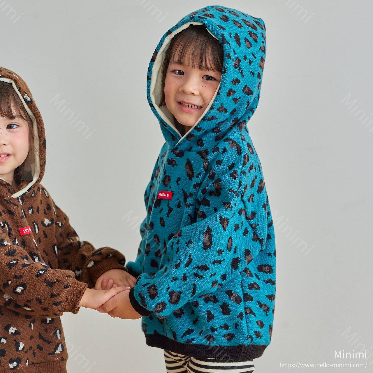 1st BLUE Leopard Cone Hoodie 細節圖 13