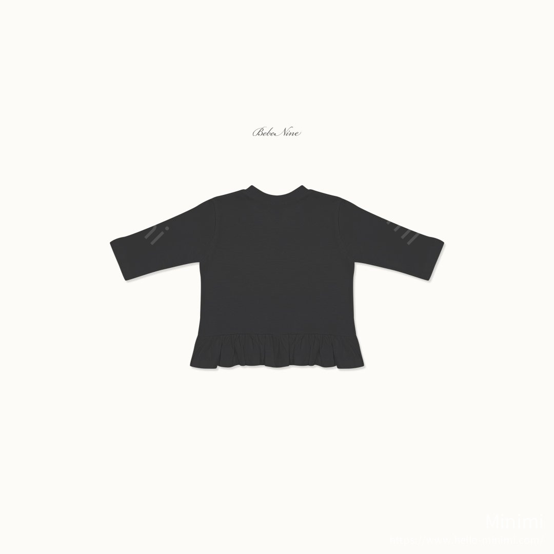 bebe nine Basic Ruffle Tee 細節圖 19