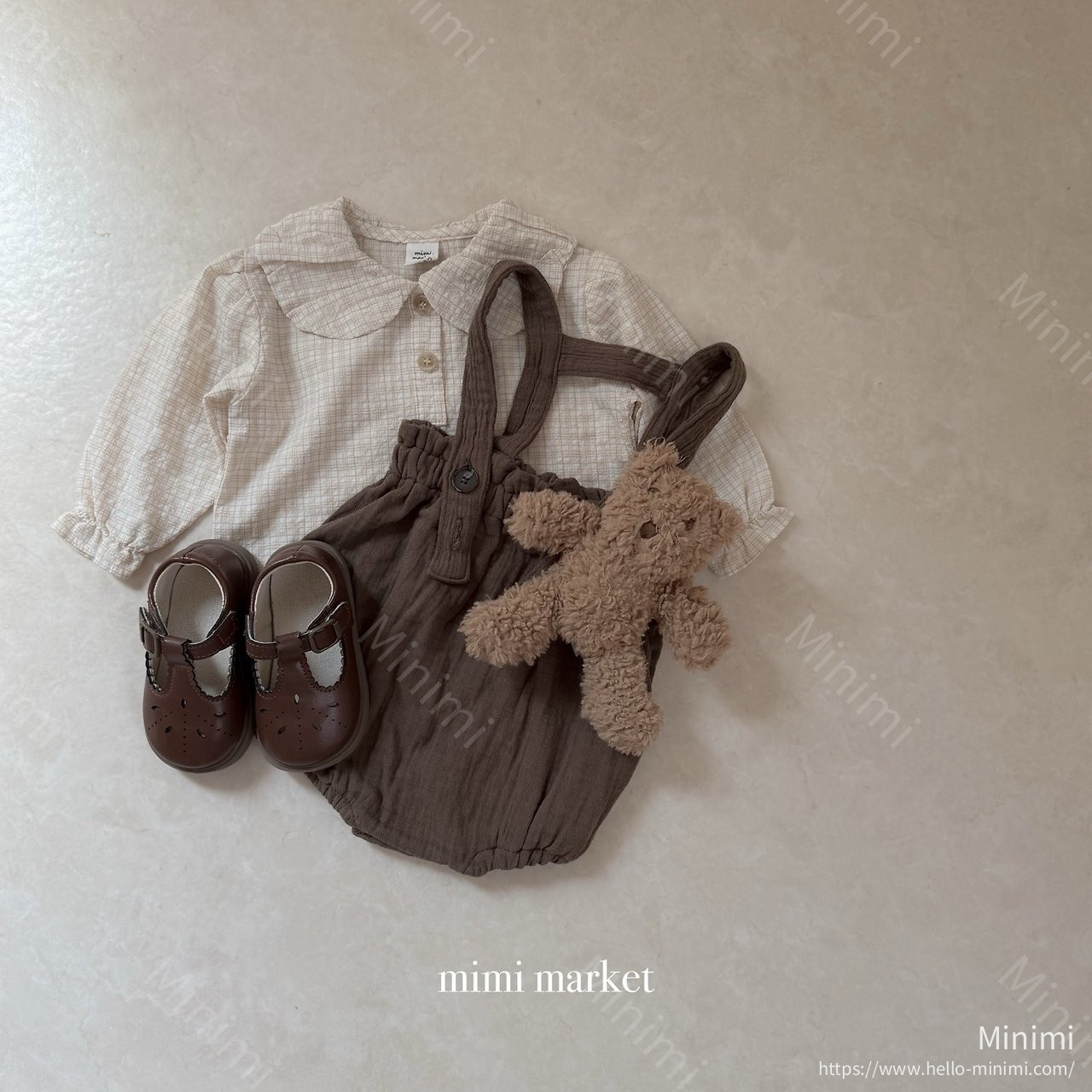 mimi-market Check Balloon Blouse 細節圖 13
