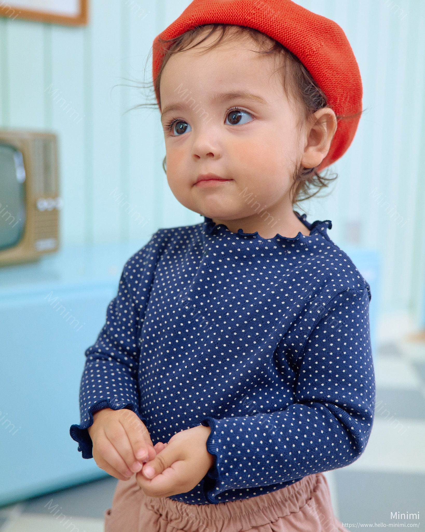 oott bebe Dot Ruffle T-shirt 細節圖 18