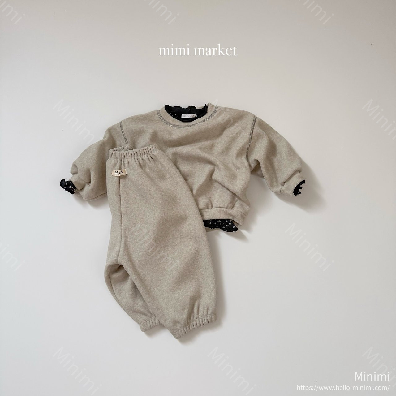 mimi-market Mink Terry Sweatshirt 細節圖 5