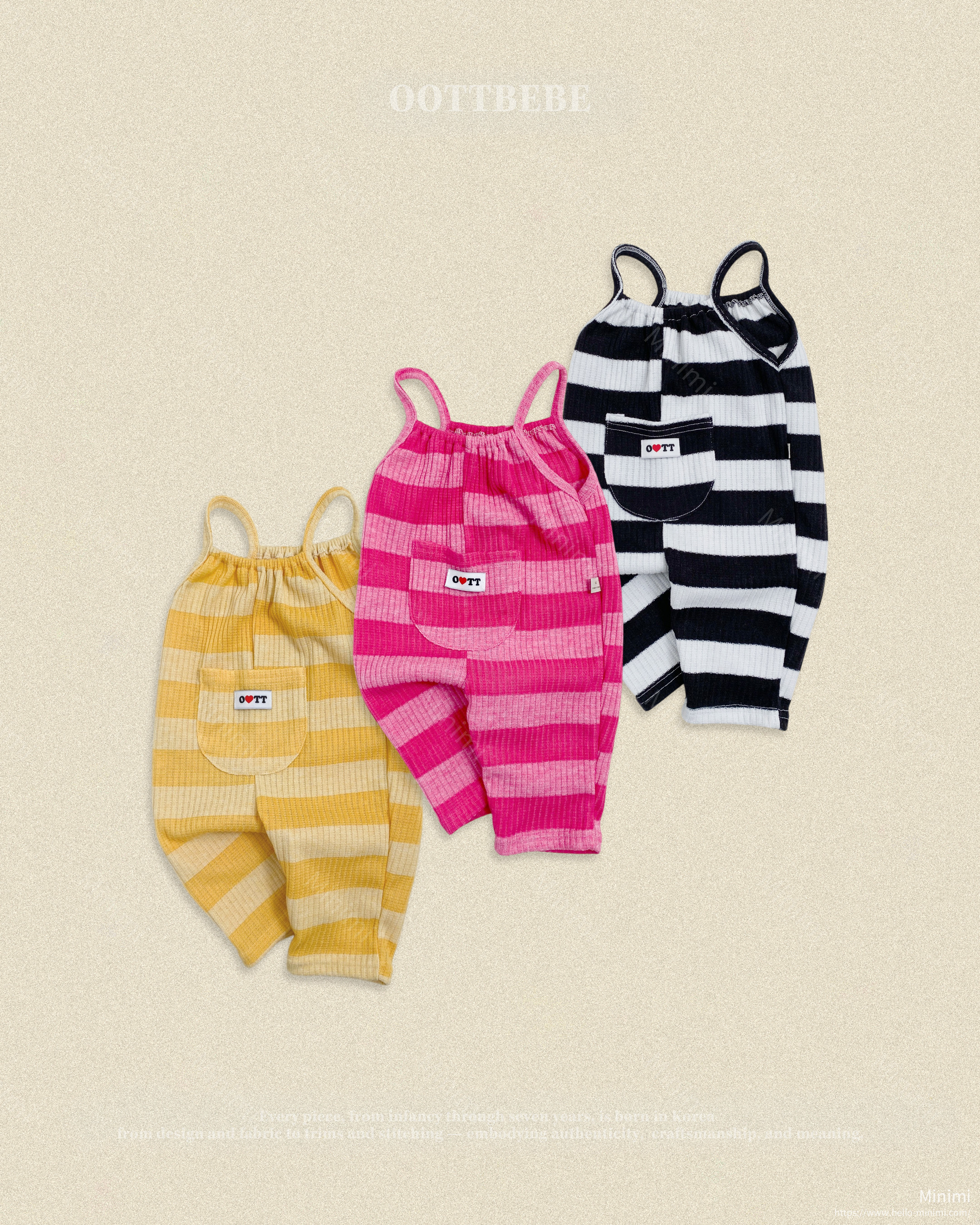 oott bebe Pippi Overalls - 韓國童裝代購主圖