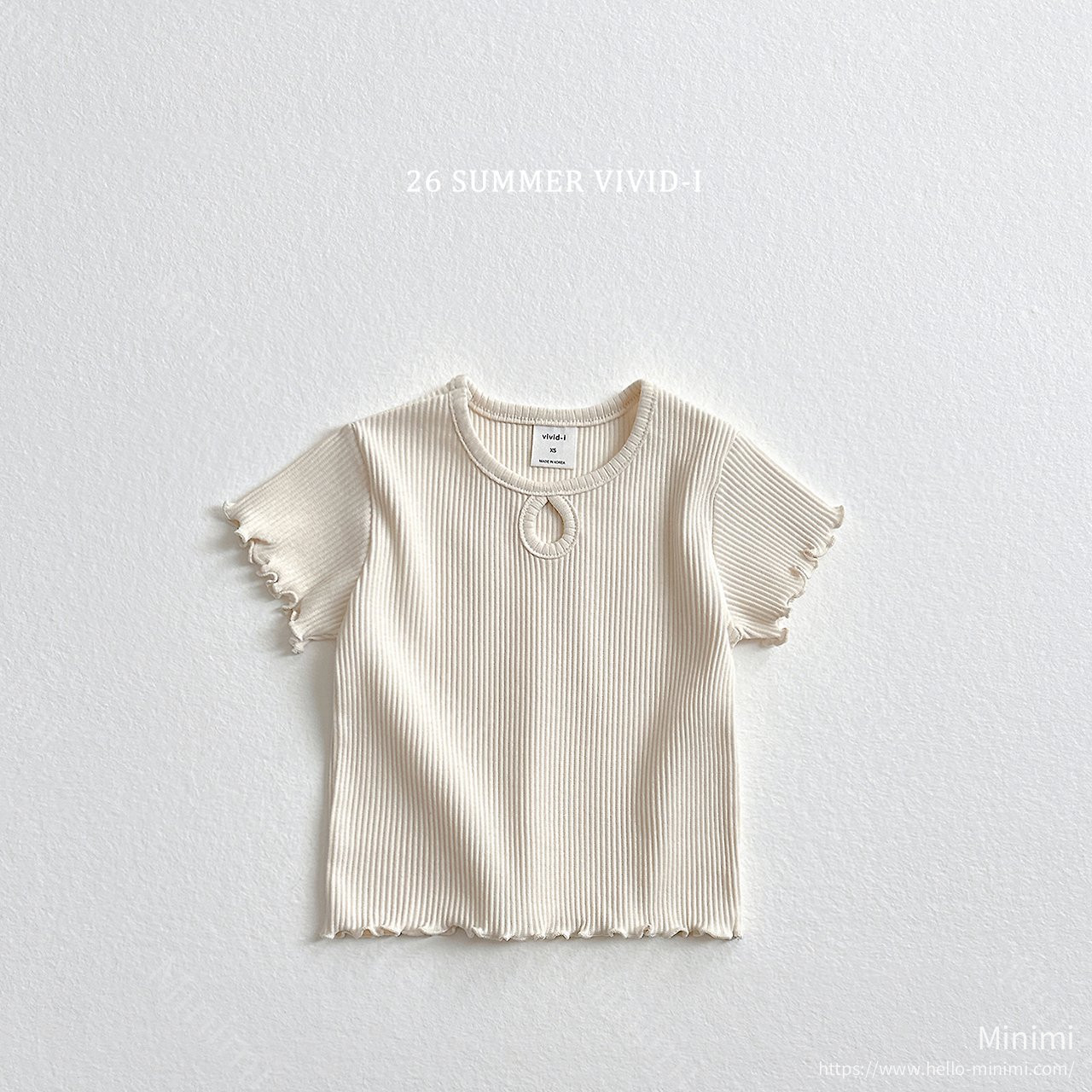 VIVID-I Fluted Hole T-Shirt 細節圖 1