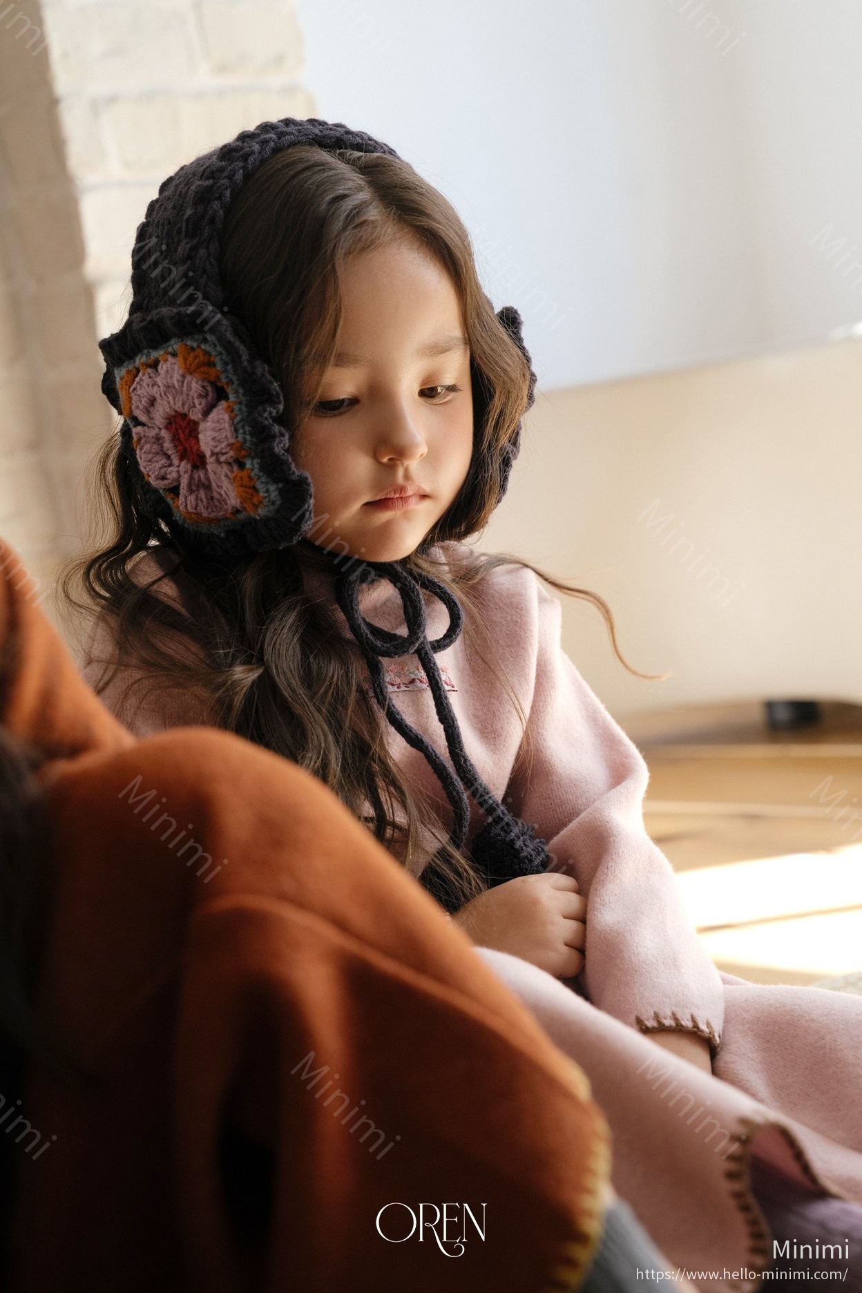 Oren Tizzy Flower Knit Hairband 細節圖 1