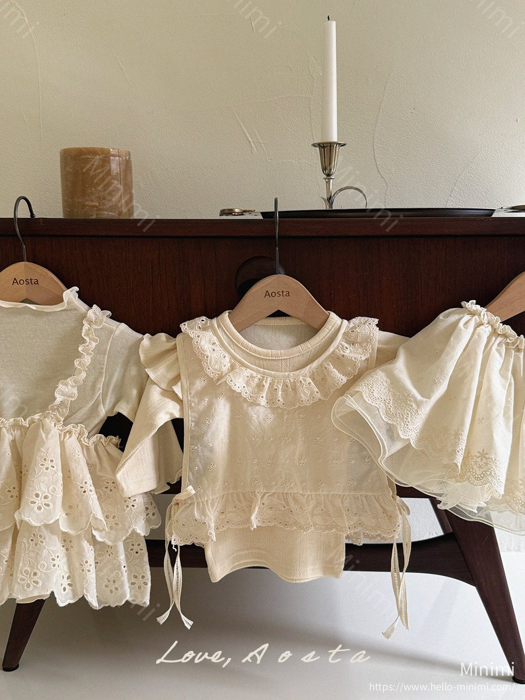 Aosta atelier Lace Olivia Vest 細節圖 7