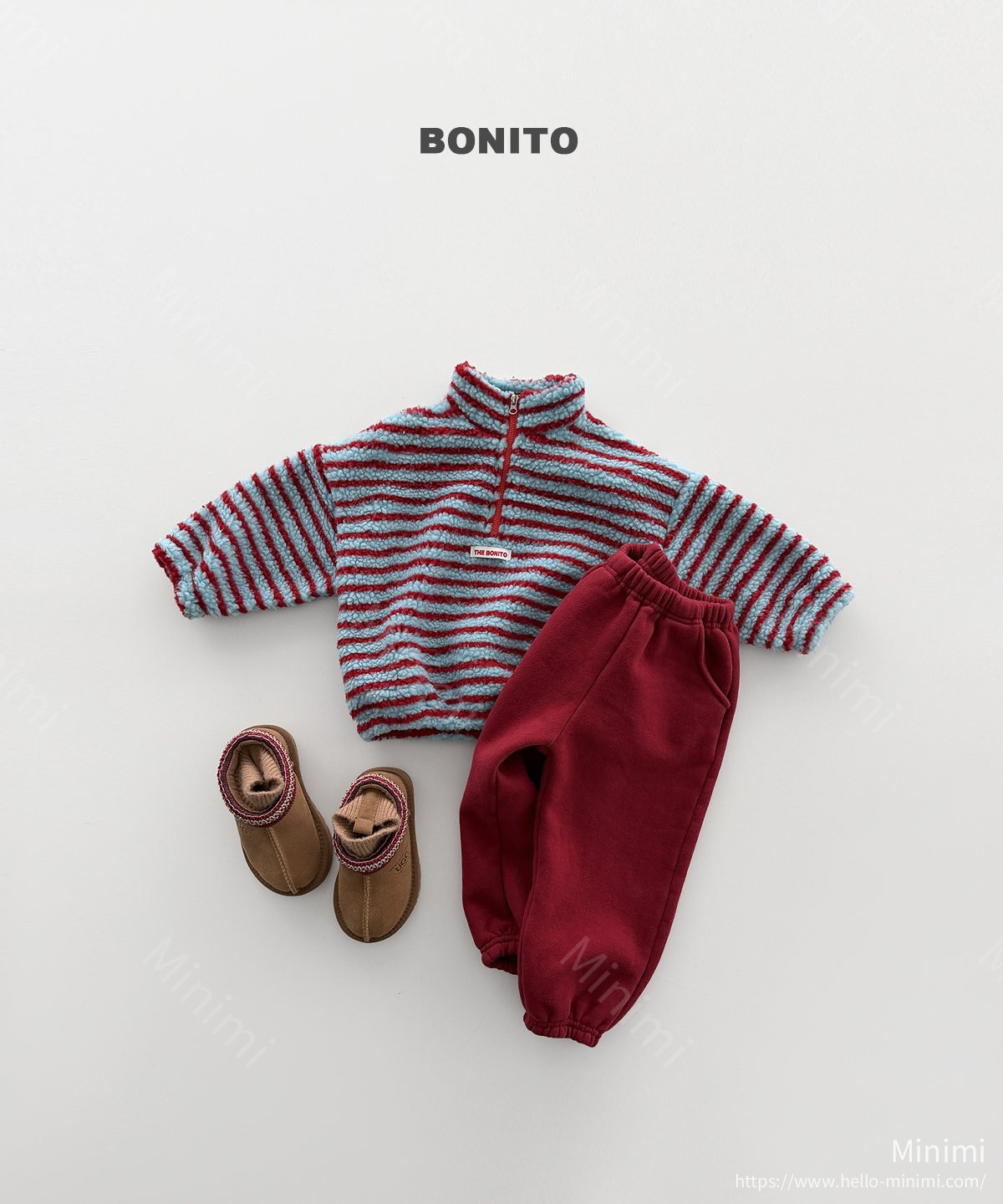 BONITO Dumble Stripe Half-Zip 細節圖 3