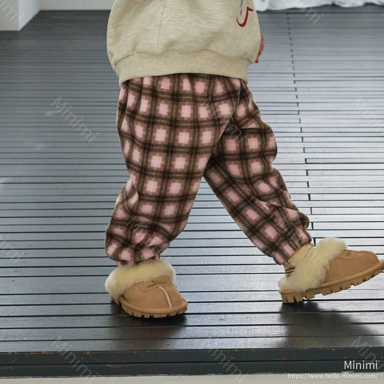1st BLUE Check Fleece Pants 細節圖 8