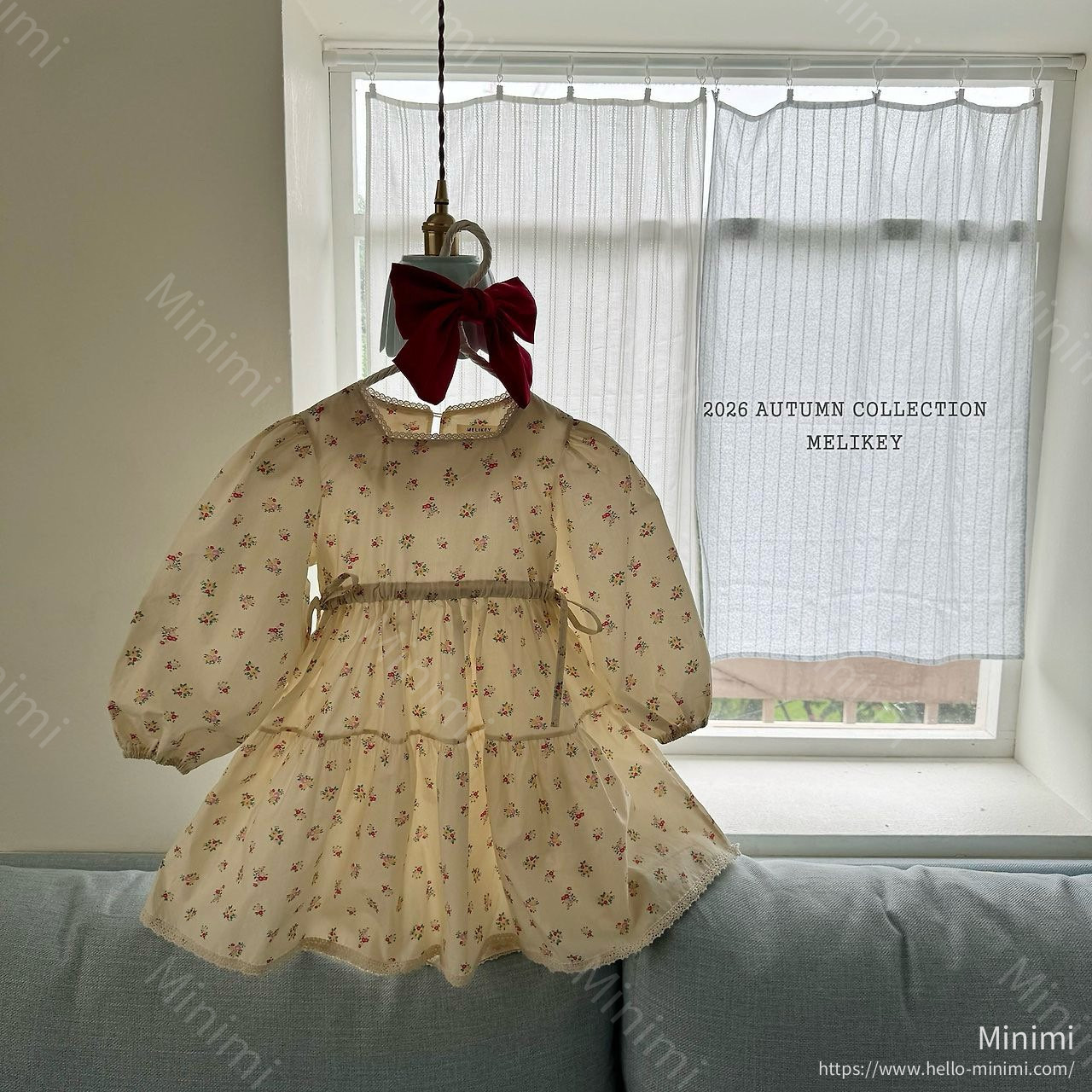 Melikey Vintage Flower Dress 細節圖 4