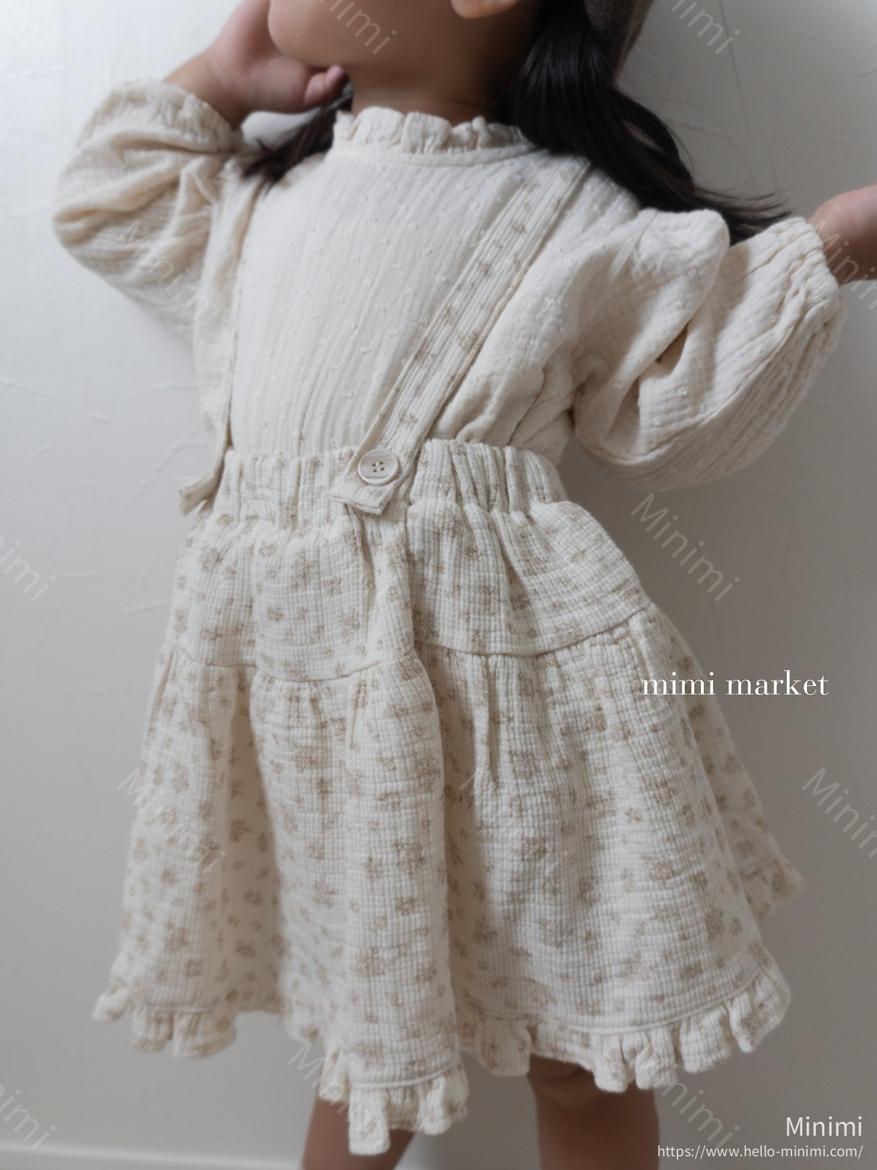mimi-market Neck Frill Blouse 細節圖 10