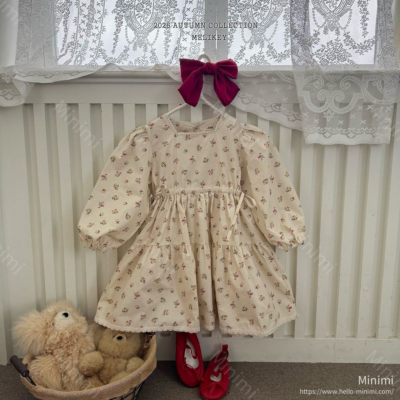 Melikey Vintage Flower Dress 細節圖 5