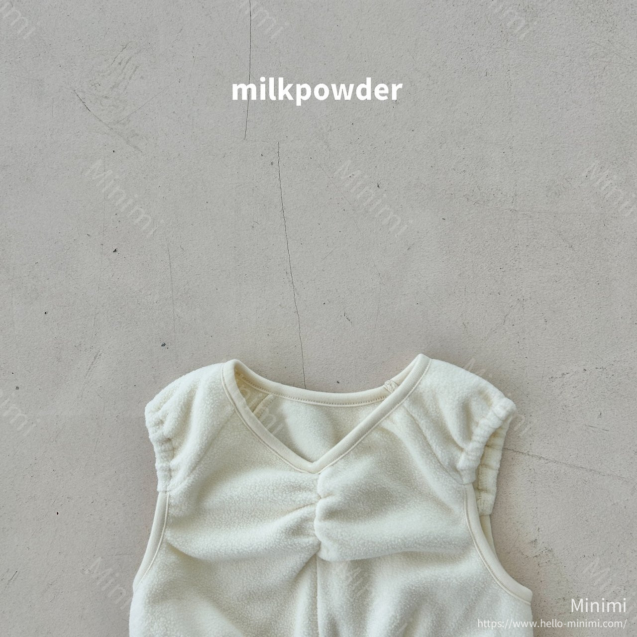 milkpowder Soft Fleece Vest 細節圖 8