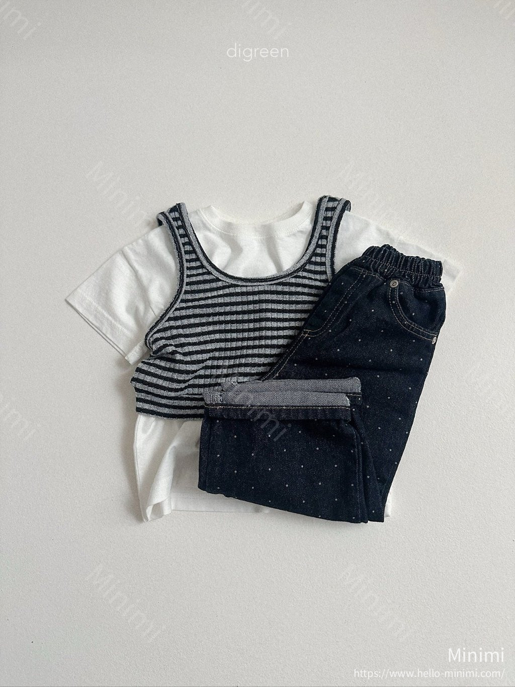 digreen Dot Denim Pants 細節圖 8