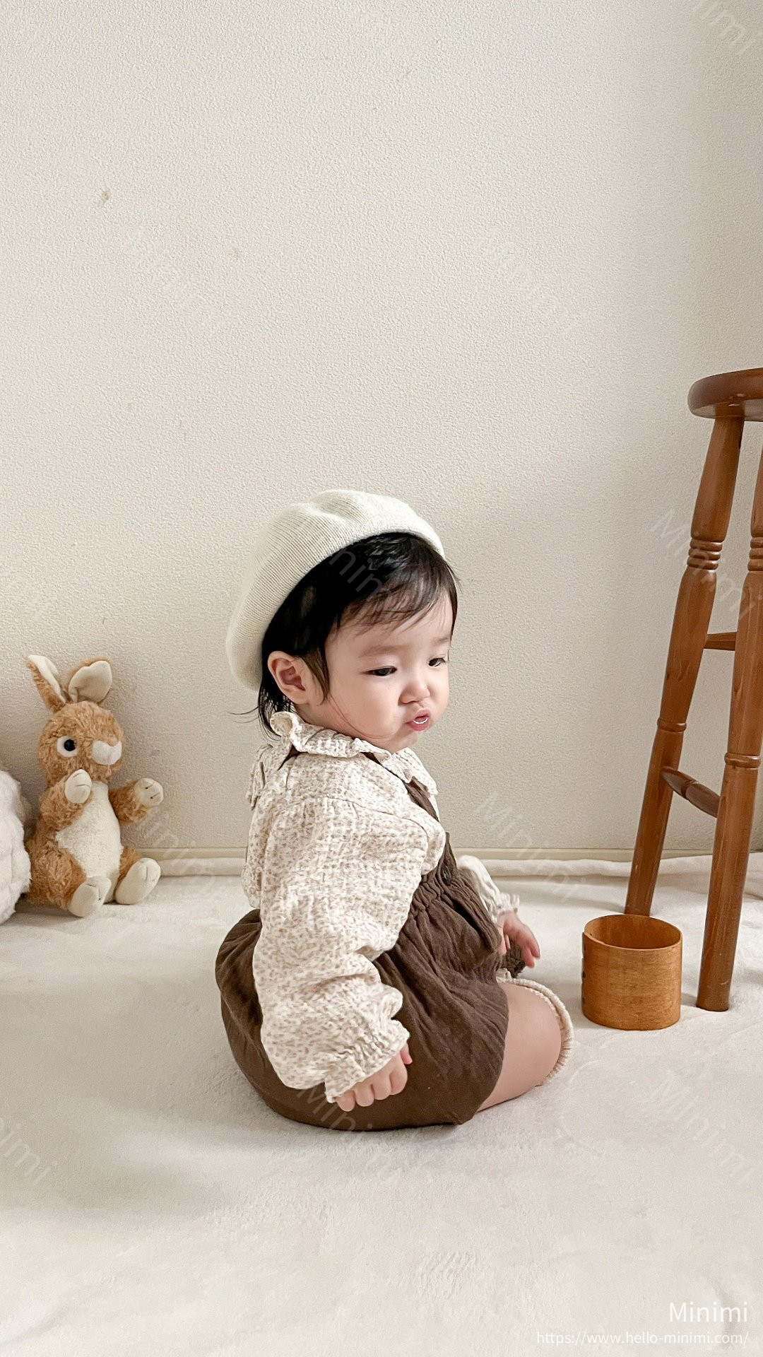 mimi-market Pleats Collar Blouse 細節圖 12