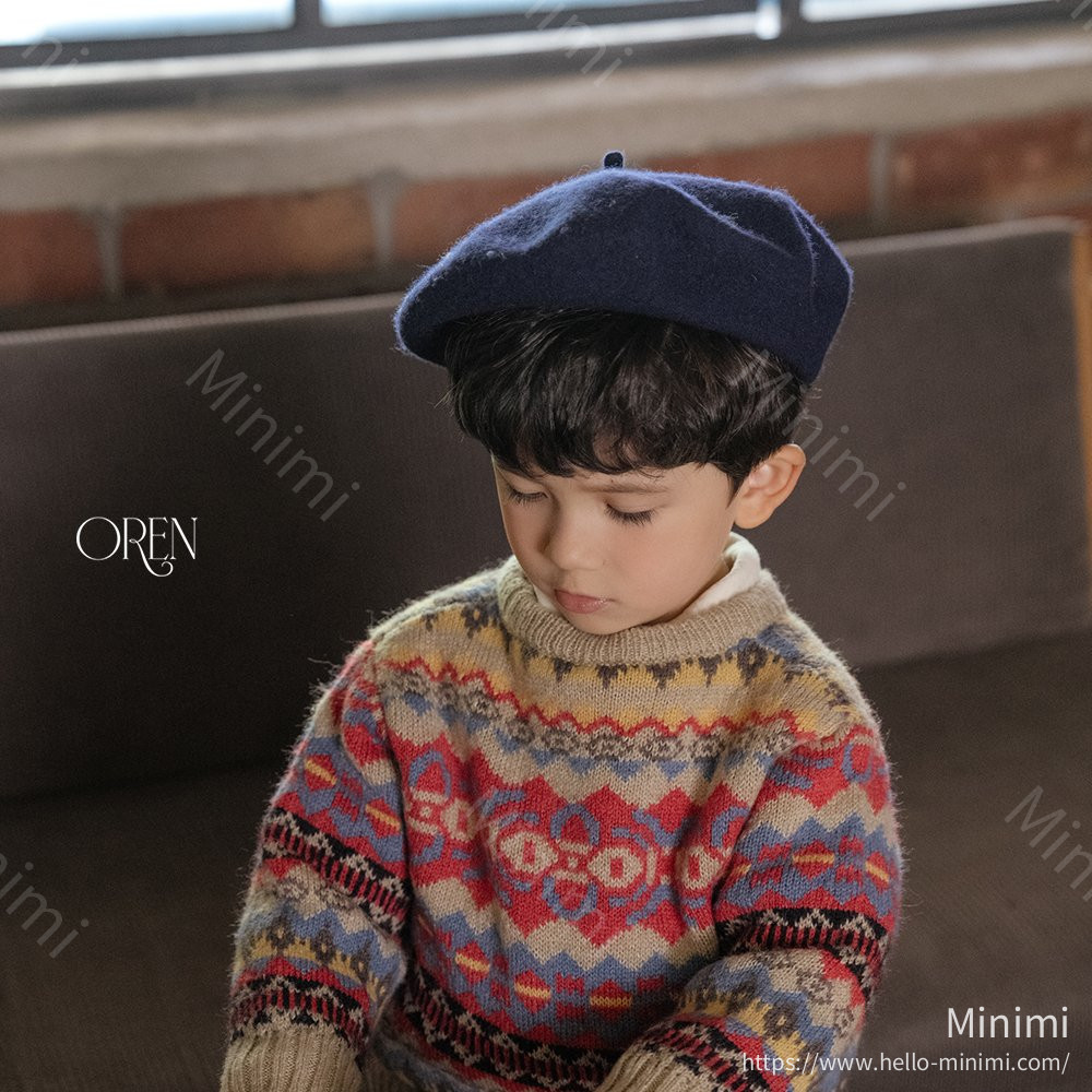 Oren Wool Beret - 韓國童裝代購主圖
