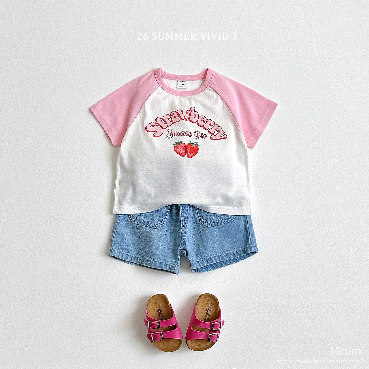 VIVID-I Strawberry Raglan T-Shirt 細節圖 8