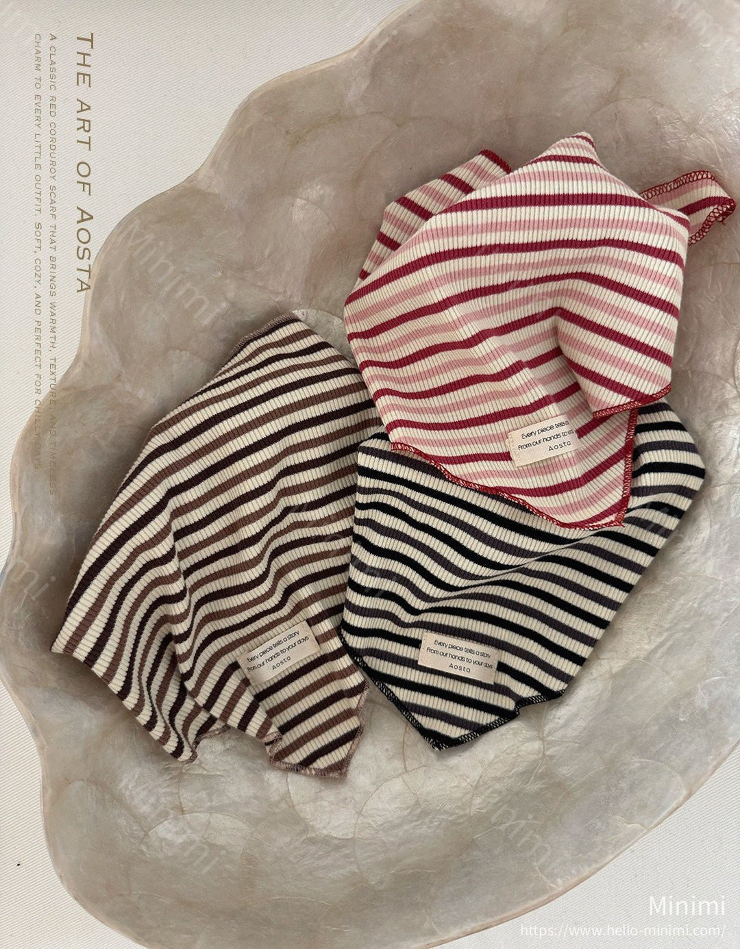Aosta atelier Crayon Scarf 細節圖 15