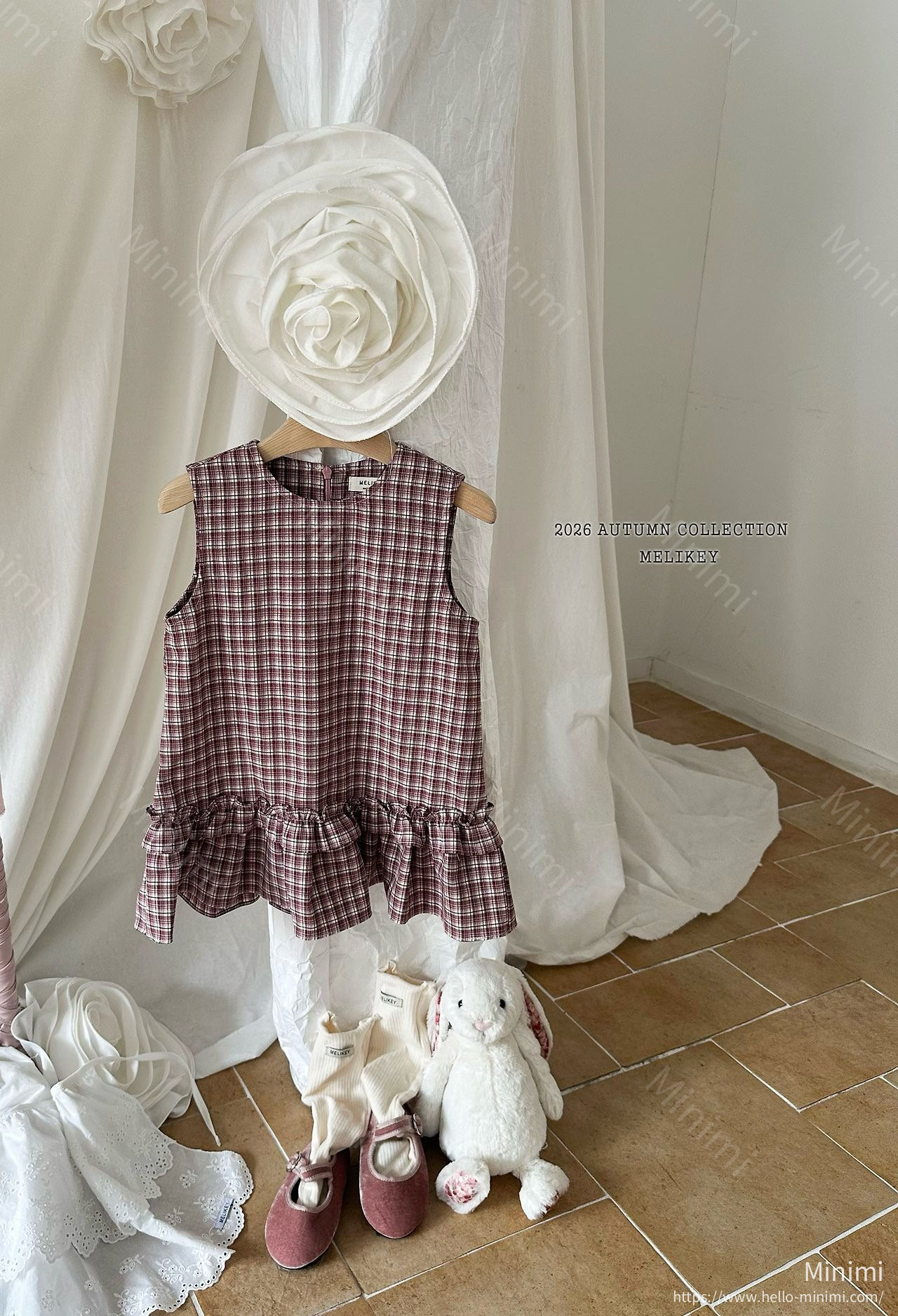 Melikey Check Frill Dress 細節圖 8