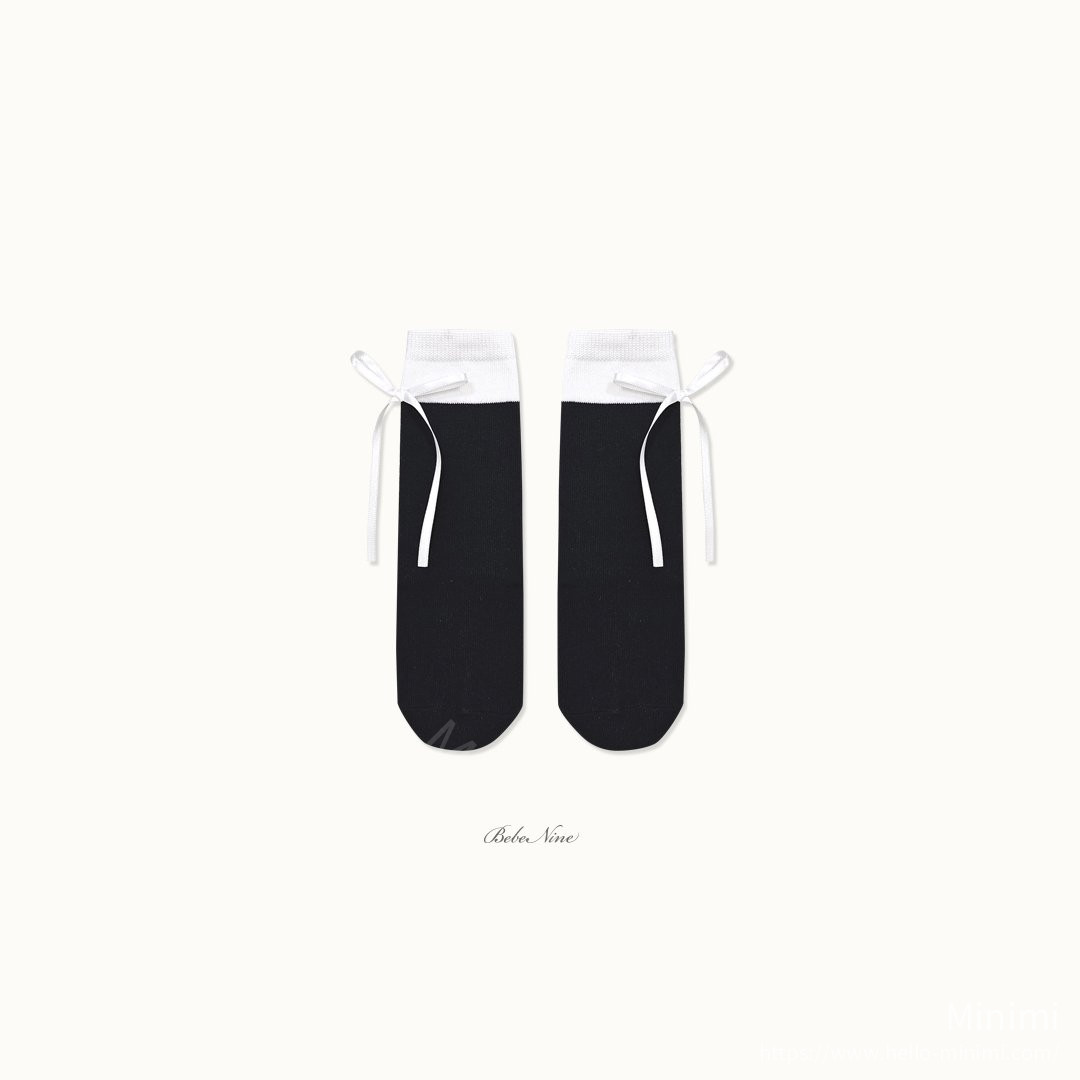 bebe nine Nine Ribbon Knee Socks Set 細節圖 18